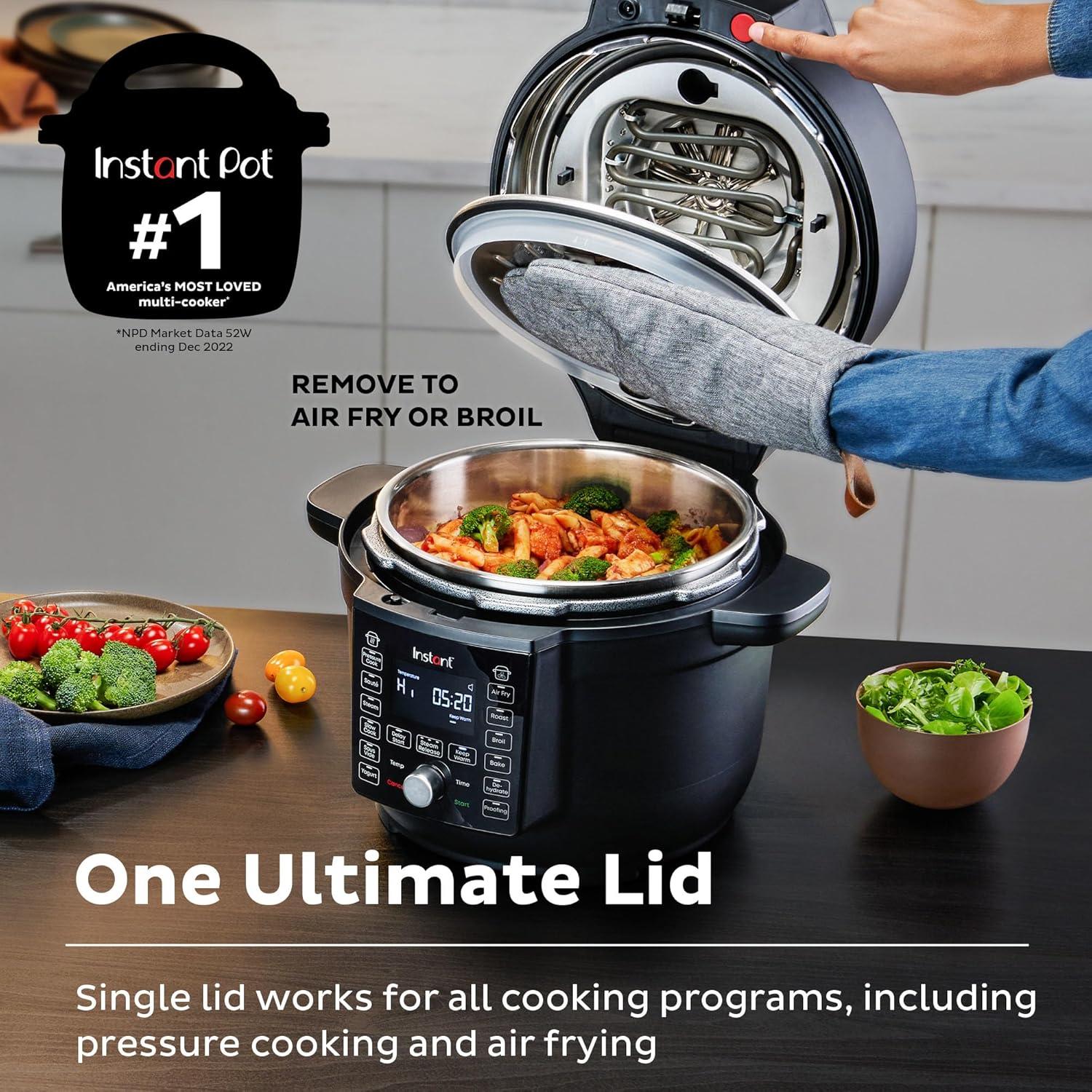 Instant Pot Duo Crisp 6.5 Qt. Air Fryer & Multi-Cooker with Ultimate Lid