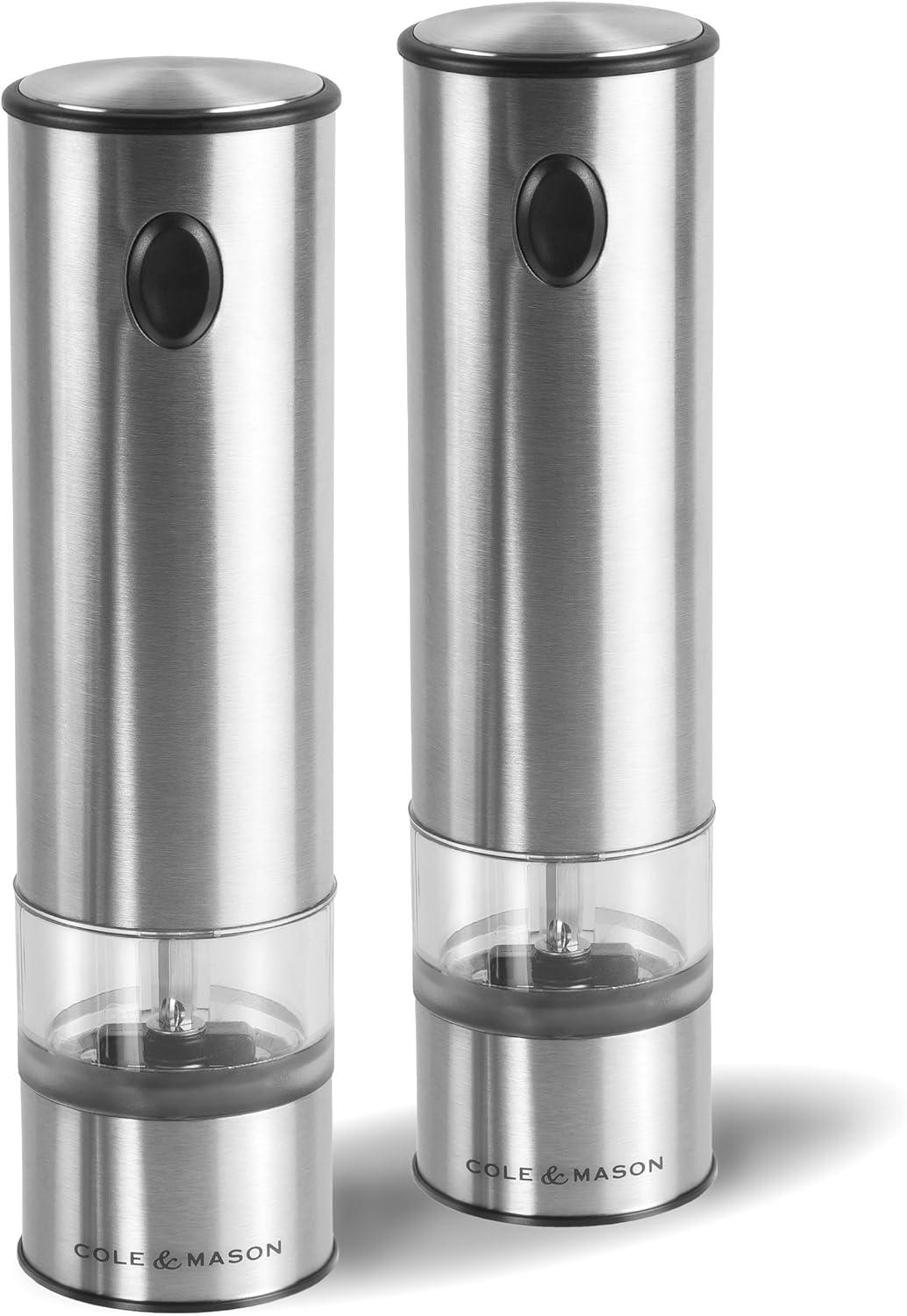 Cole & Mason Cole & Mason Battersea Electric Salt And Pepper Grinder Set