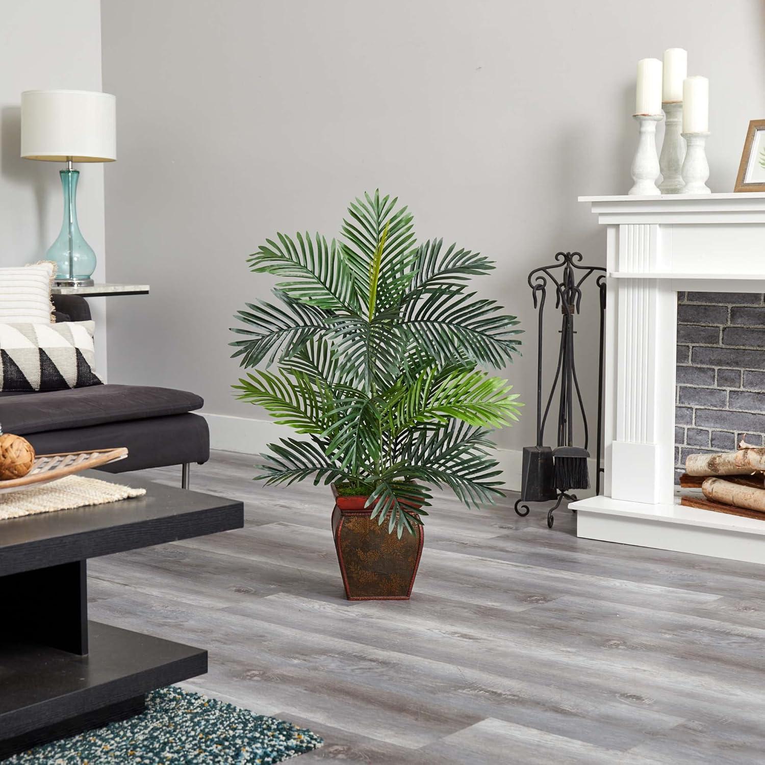 3ft Lush Paradise Palm Artificial Tree in Classic Planter