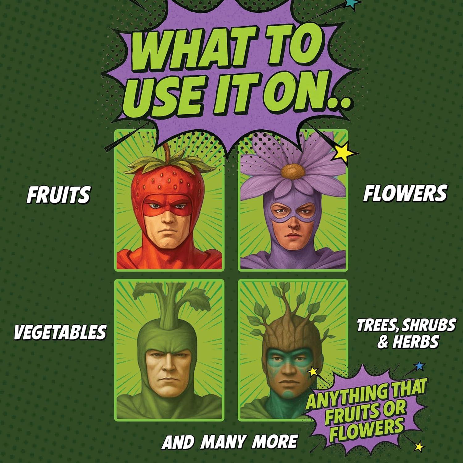 Growganica Incredible Bulk Organic Bloom Booster Garden Fertilizer 0.1-10-25 (1lb)