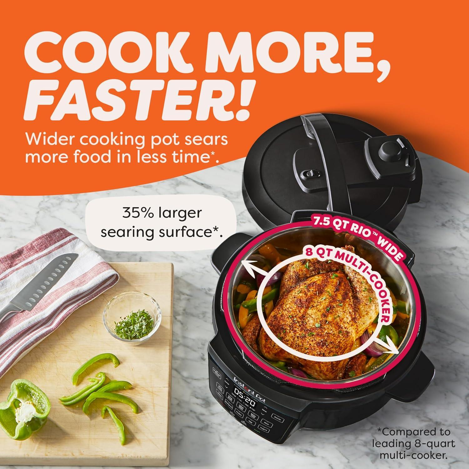 Instant Pot® 7.5-Qt. RIO™ Wide Pressure Cooker