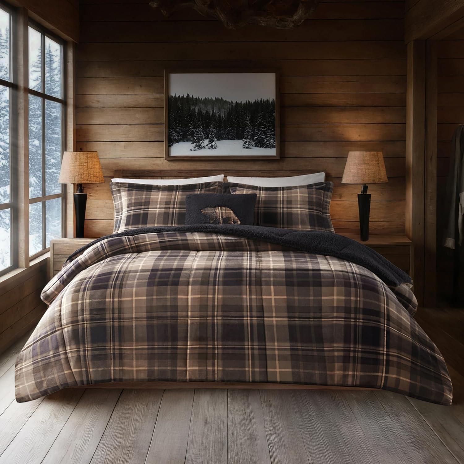 Woolrich Woolrich Alton Plush to Sherpa Down Alternative Comforter Set