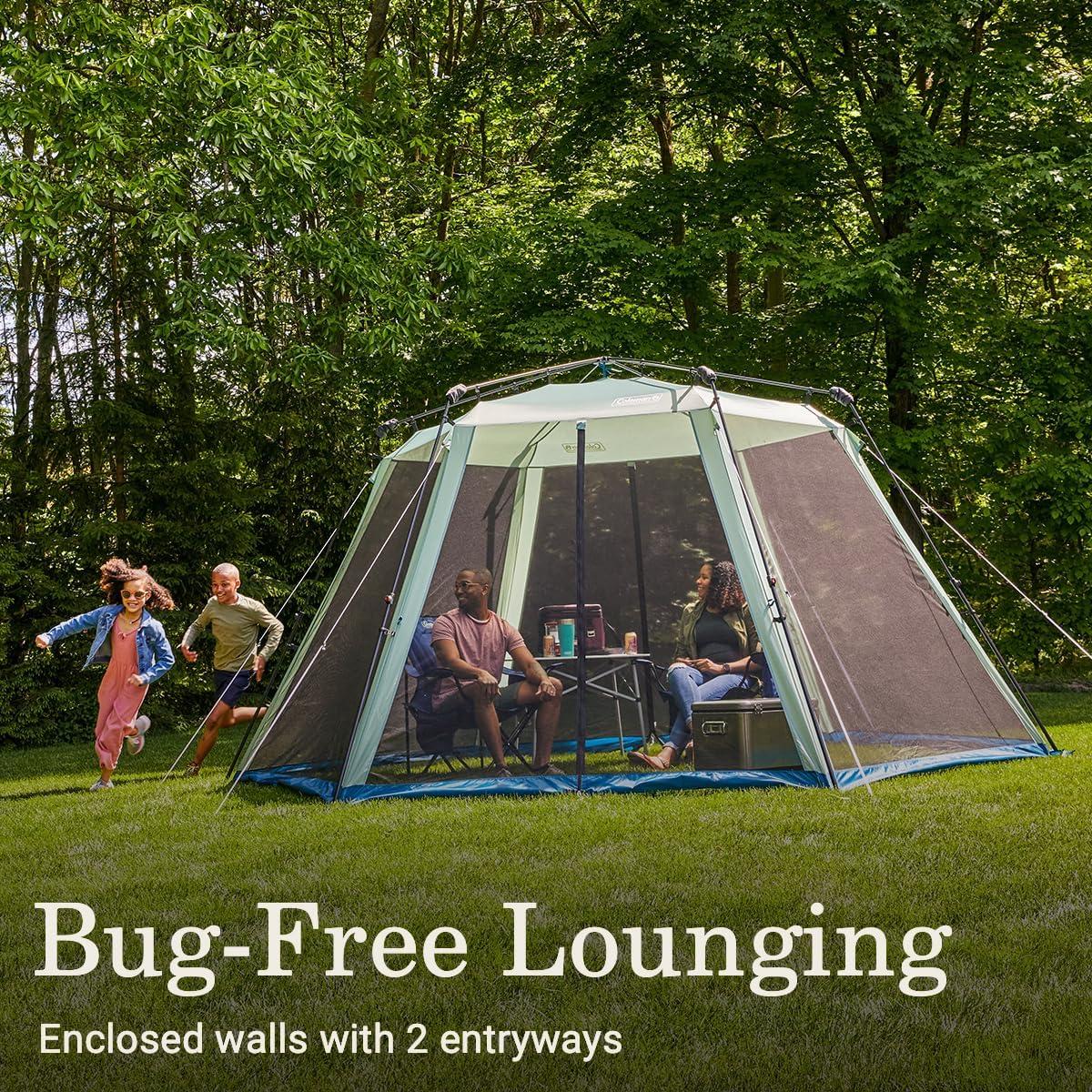 Coleman 13'x15' Skylodge Instant Screened Shelter Canopy Tent - Moss