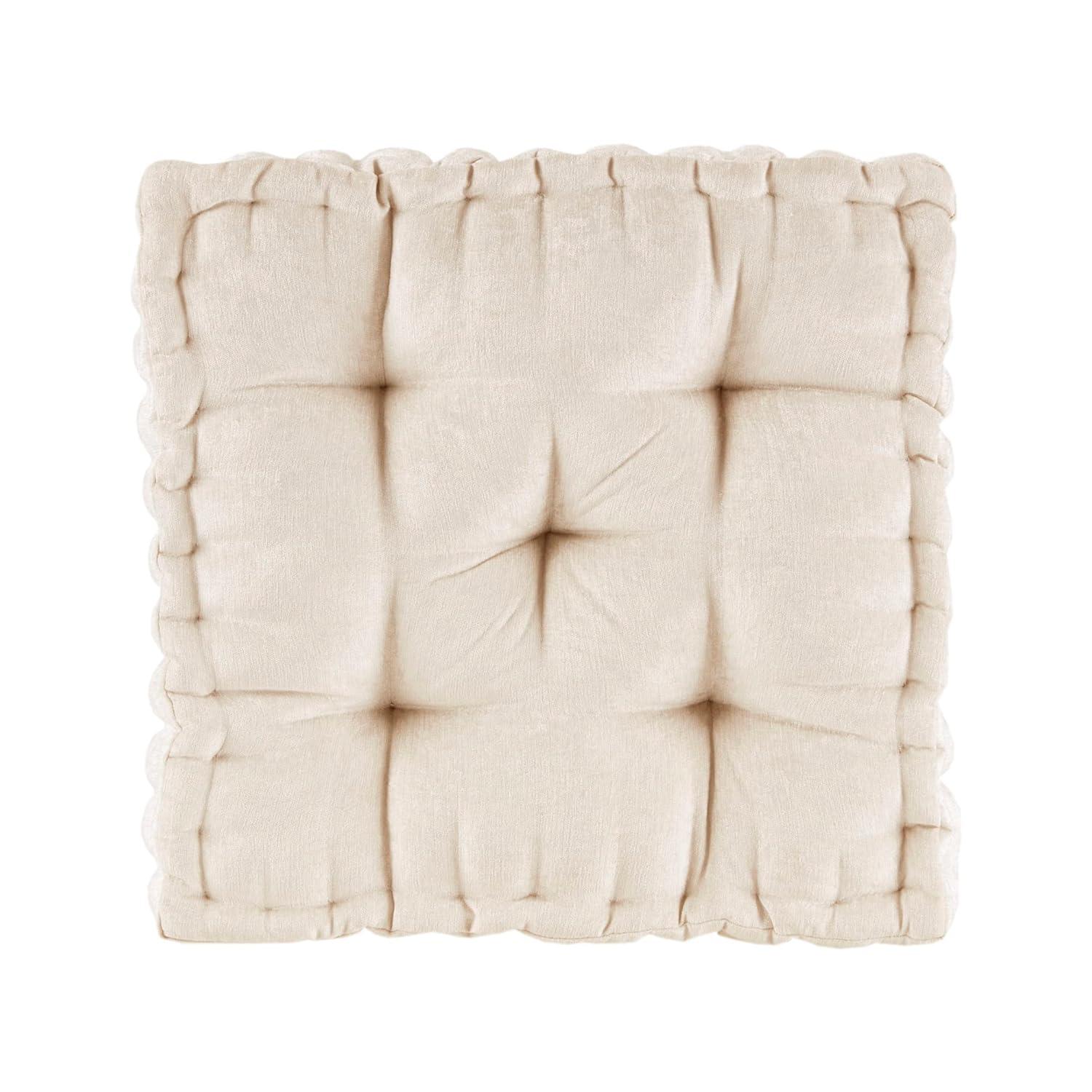 Intelligent Design Azza Poly Chenille Square Floor Pillow Cushion