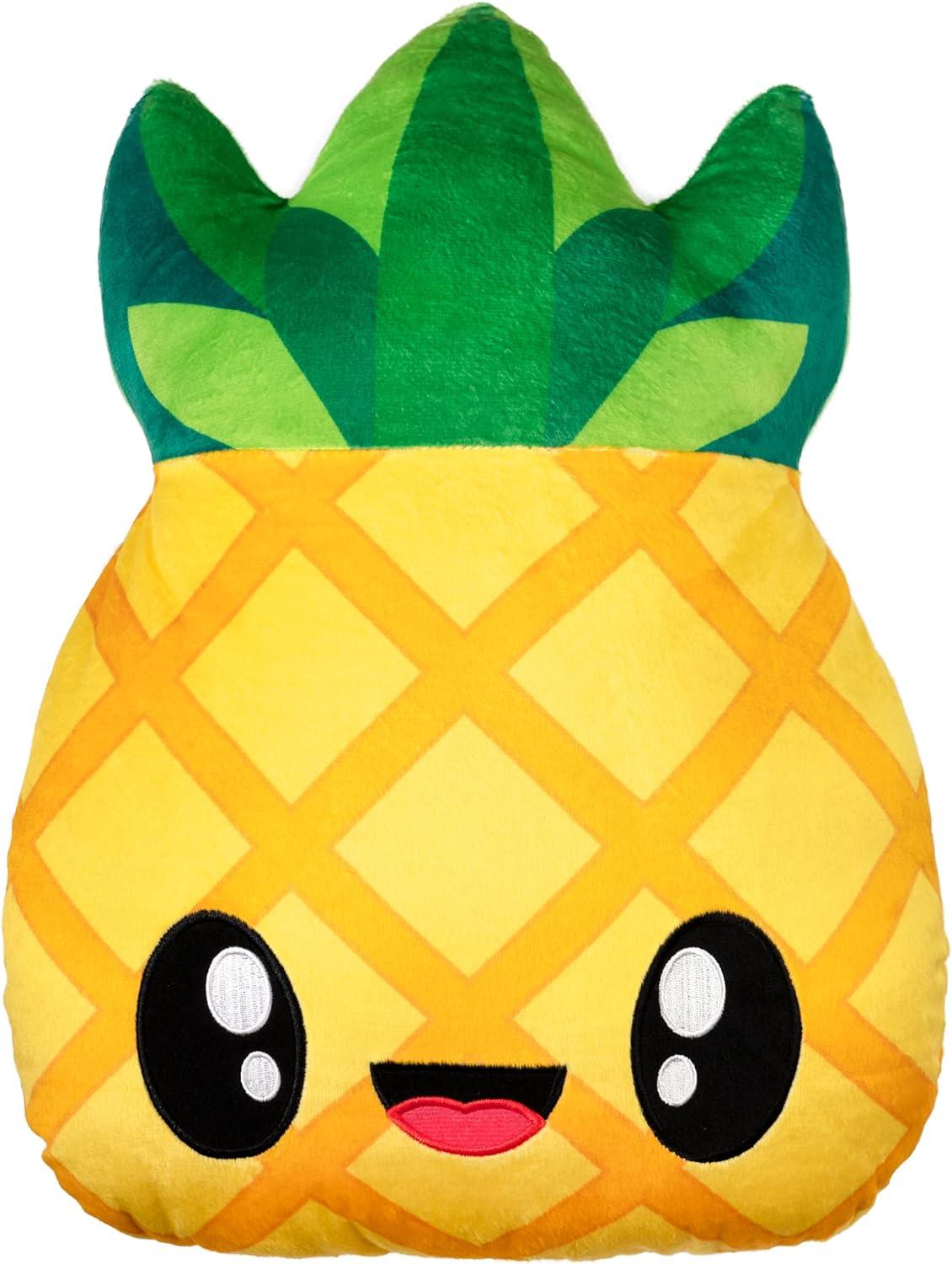 Pineapple - Gourmet Scented Stuffed Plush Pillows - Accent, Throw, Decorative Pillows - Kids Room Decor