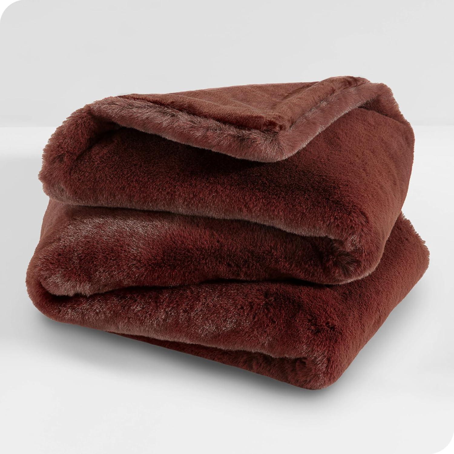 Faux Fur Blanket by Bare Home