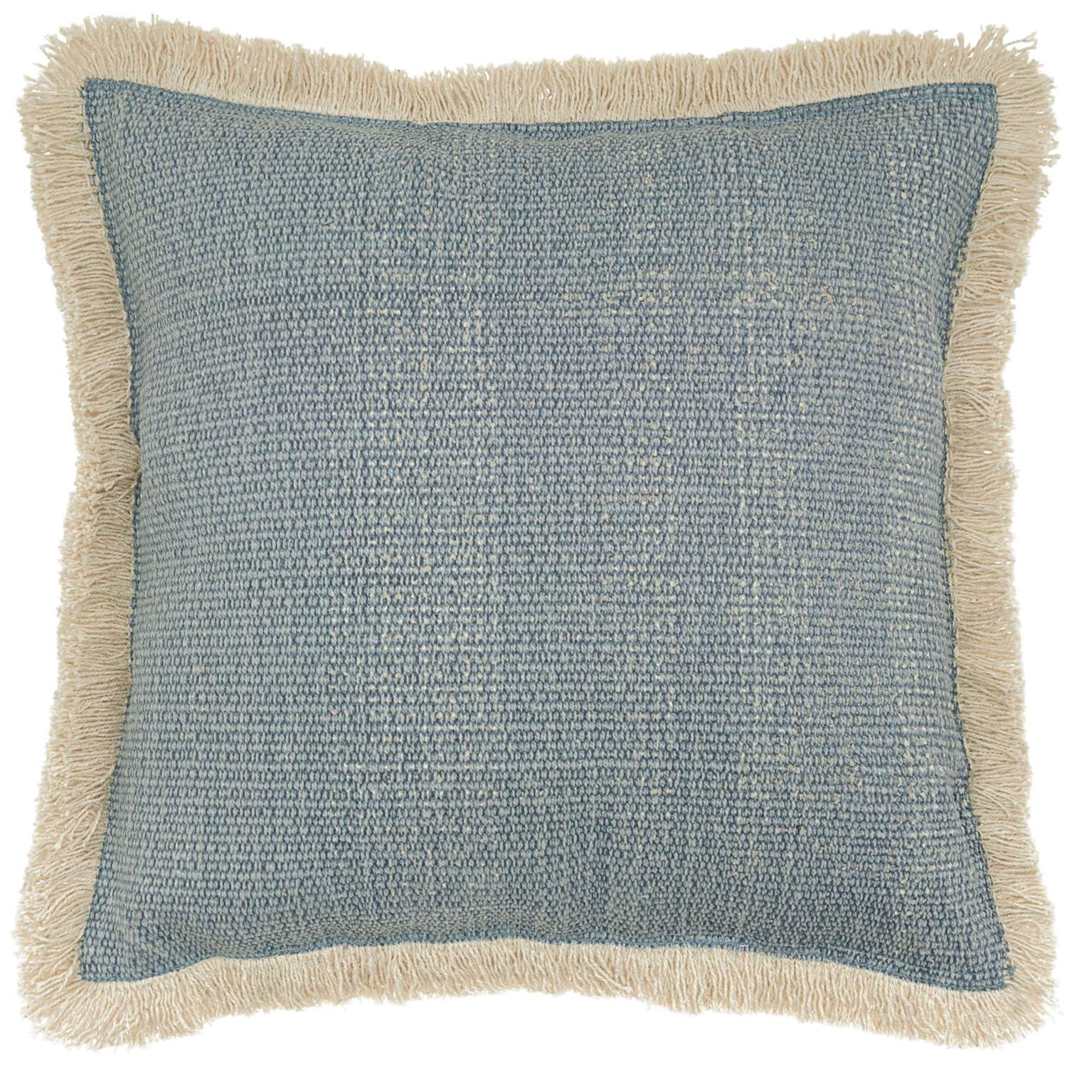 Nourison Life Styles Solid Ocean Decorative Throw Pillow , 18" x 18"