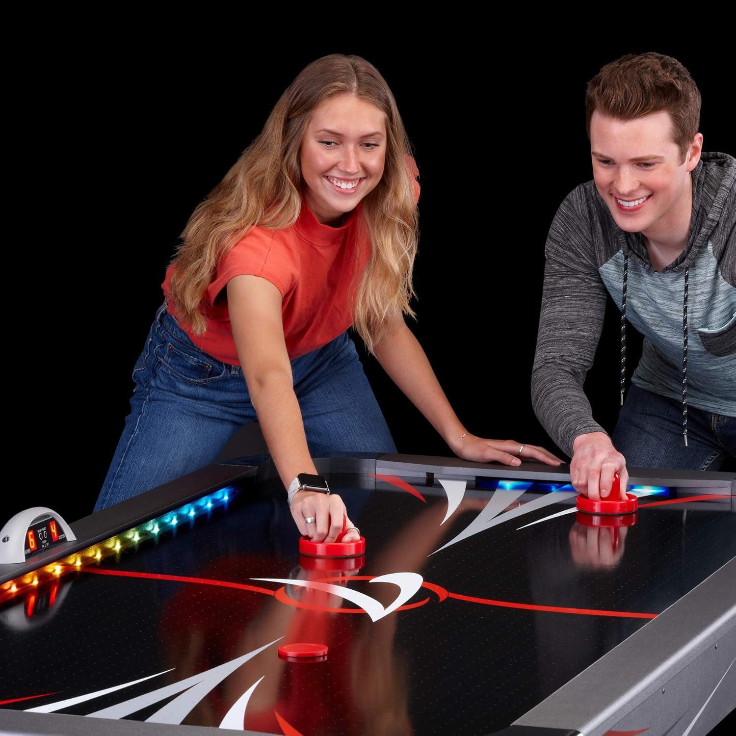 Fat Cat 83" 2 -Player Air Hockey Table with Digital Scoreboard and Lights