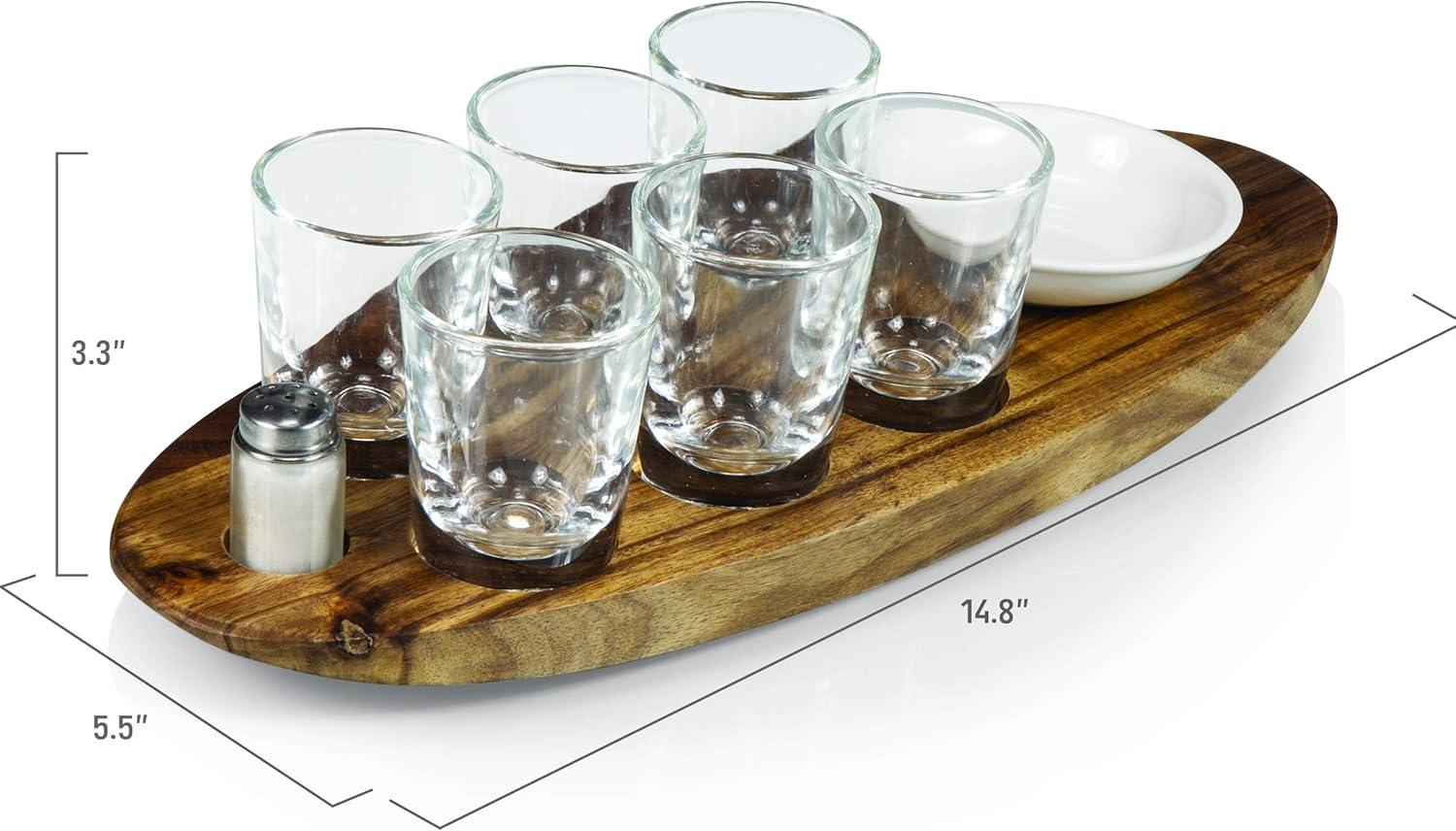 9pc Cantinero Shot Glass Serving Set - Picnic Time