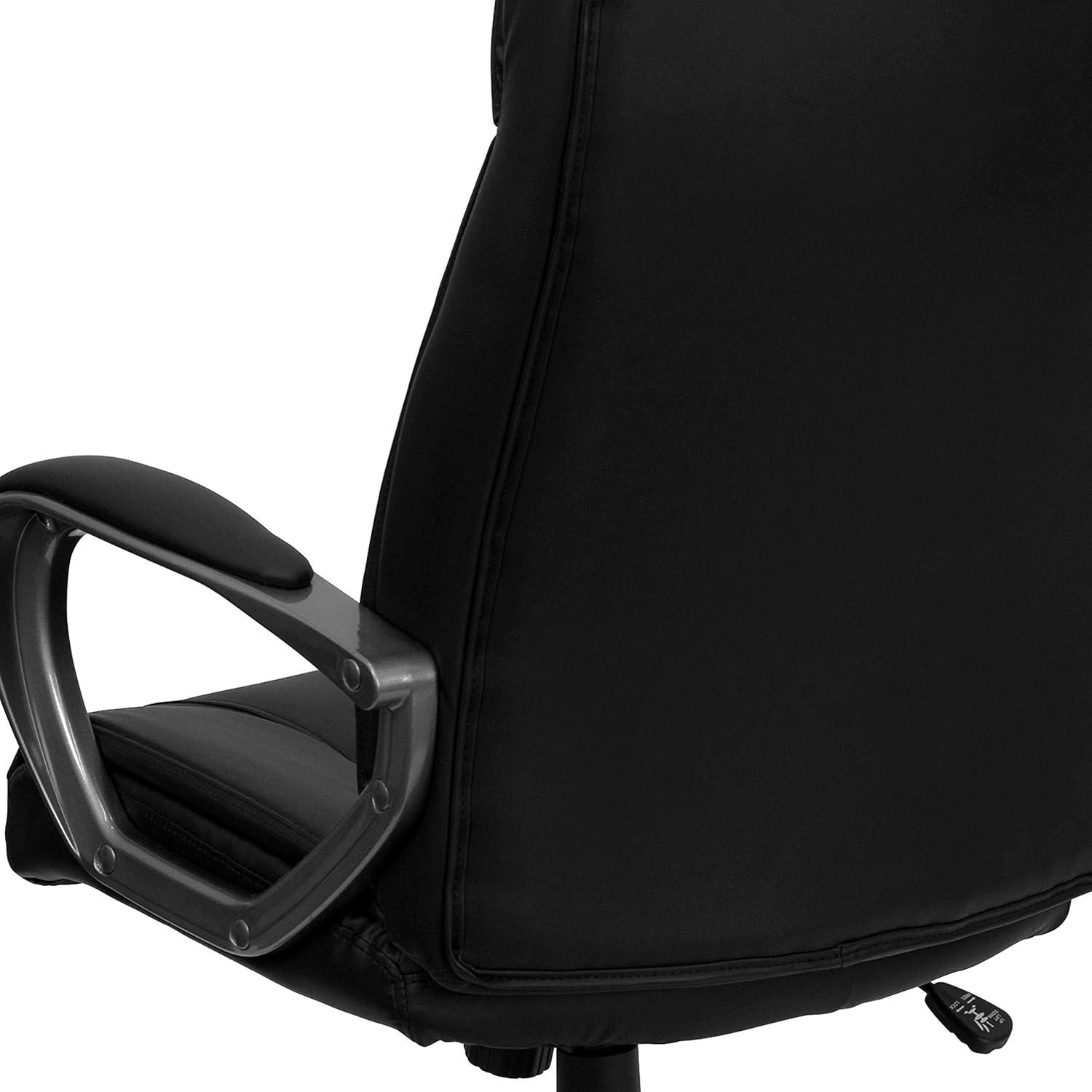 Ergonomic High Back Black LeatherSoft Swivel Executive Chair