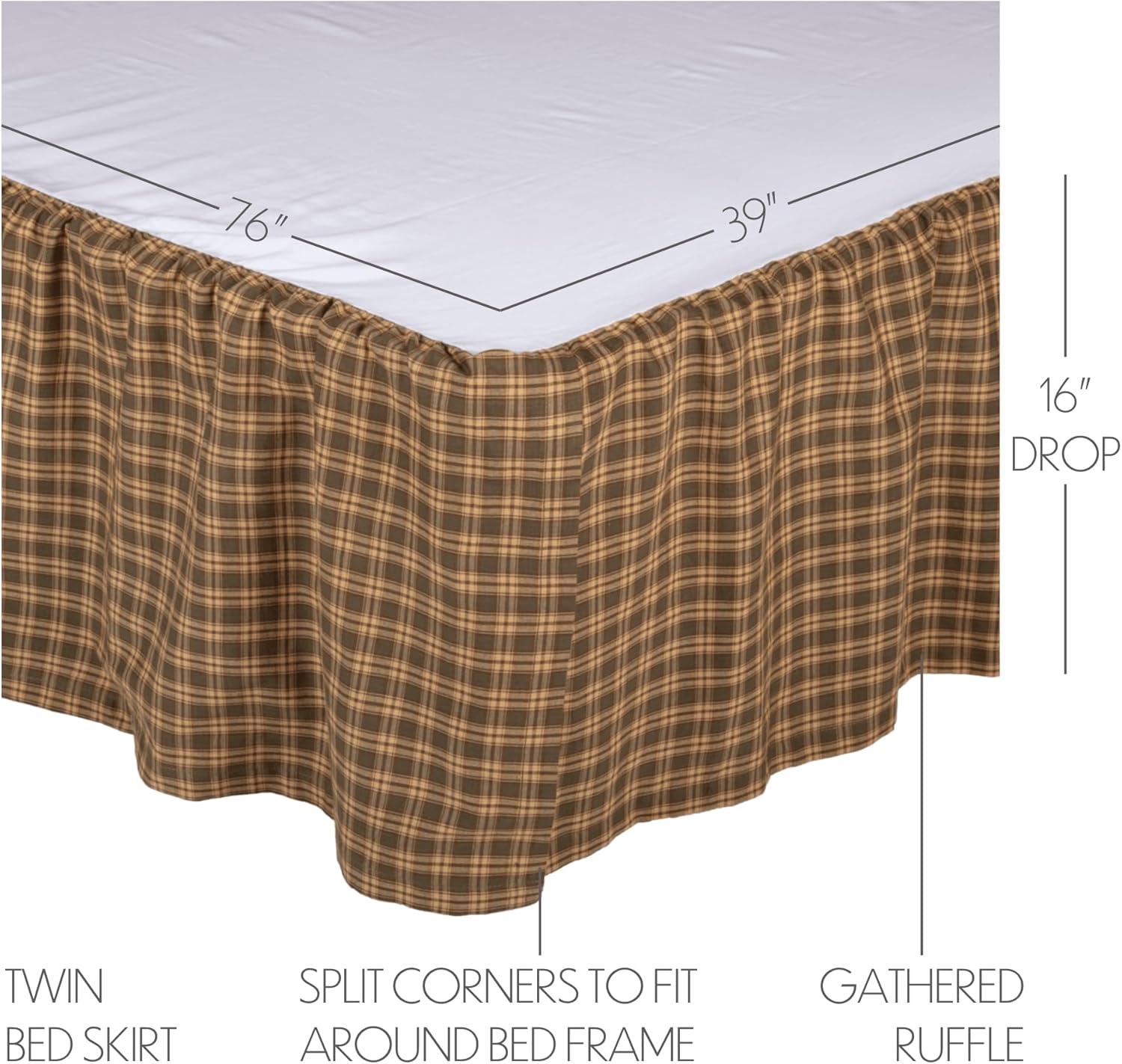 Cedar Ridge Twin Bed Skirt 39x76x16