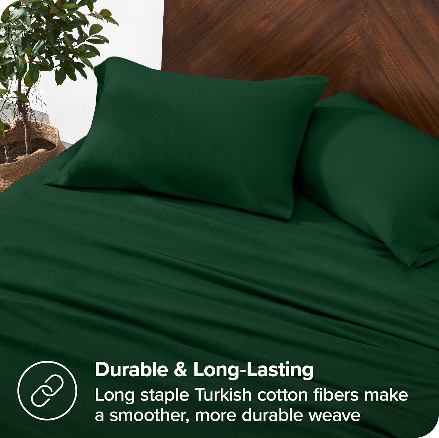 Bare Home Organic 100% Cotton Flannel Sheet Set