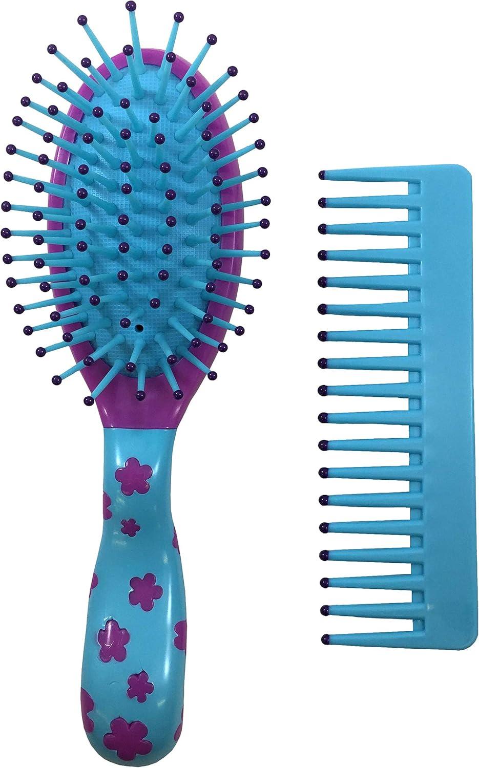 Assorted Color Kids Brush and Comb Set