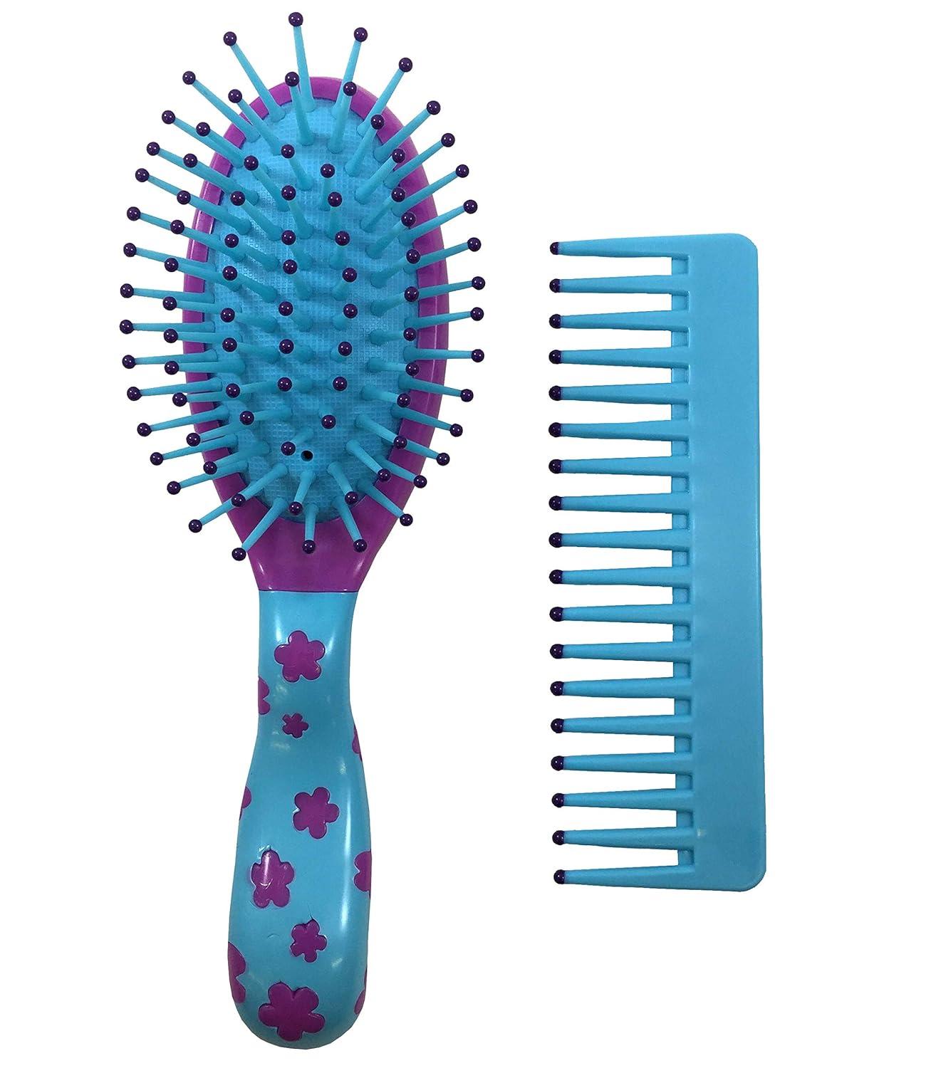 Assorted Color Kids Brush and Comb Set