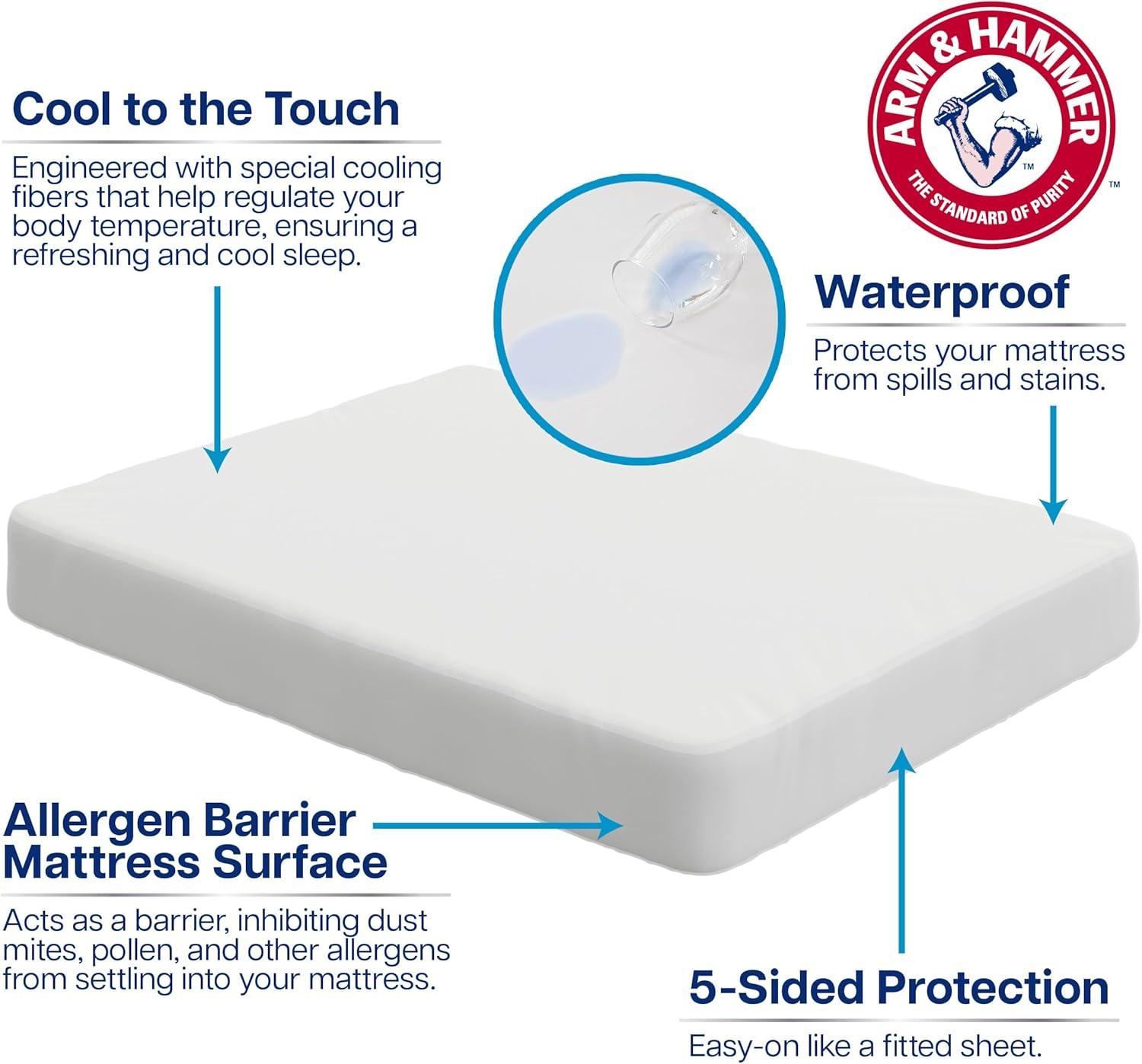 Arm & Hammer Arm & Hammer Cooling Comfort Fitted Mattress Protector