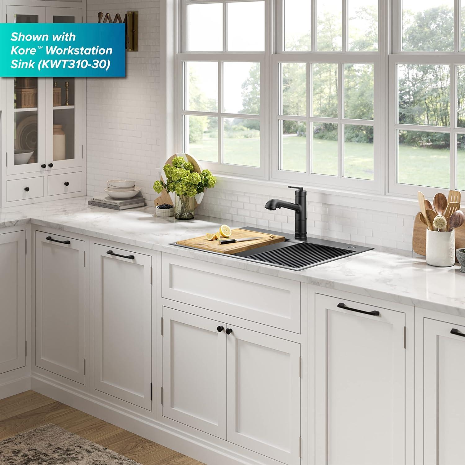 Allyn Pull-Out Single Handle Kitchen Faucet