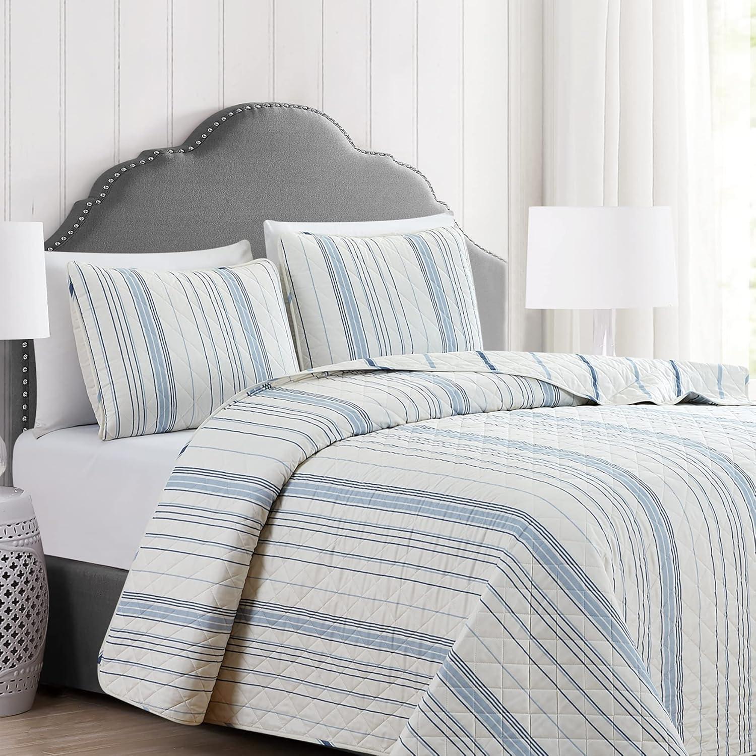 Market & Place Sofia No Striped Quilt Set