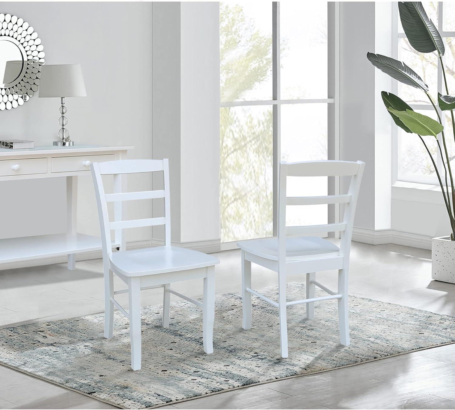 Set of 2 Madrid Ladderback Chairs - International Concepts