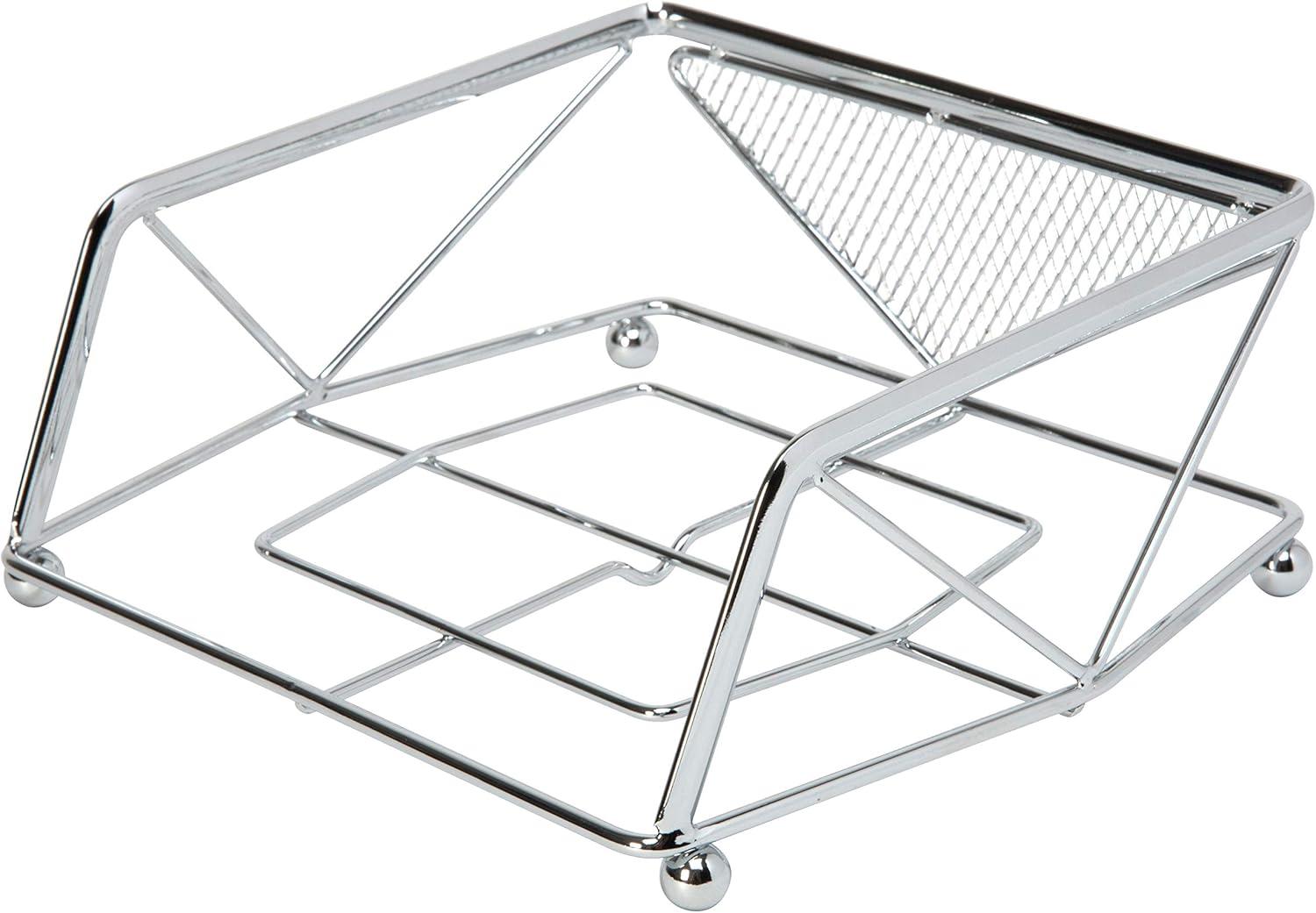 Kitchen Details Geode Steel Napkin Holder in Chrome