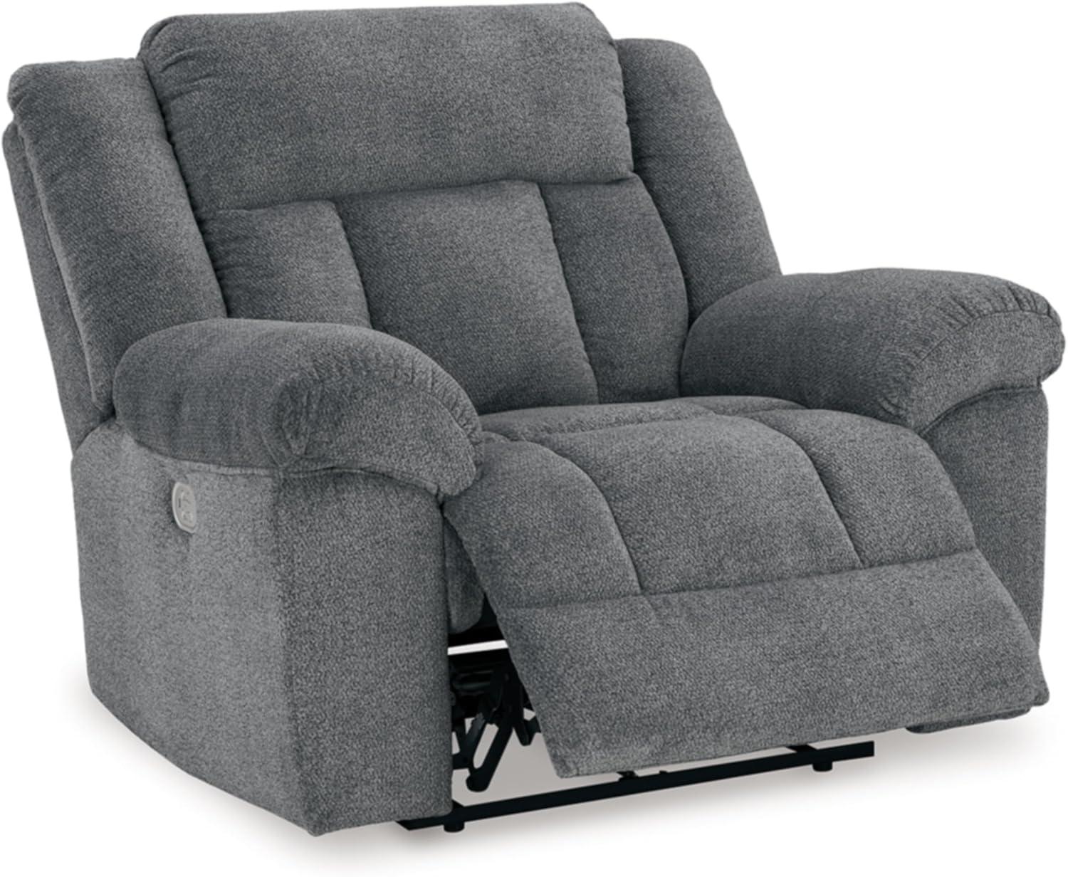 Ashley Furniture Tip-Off Slate Power Recliner