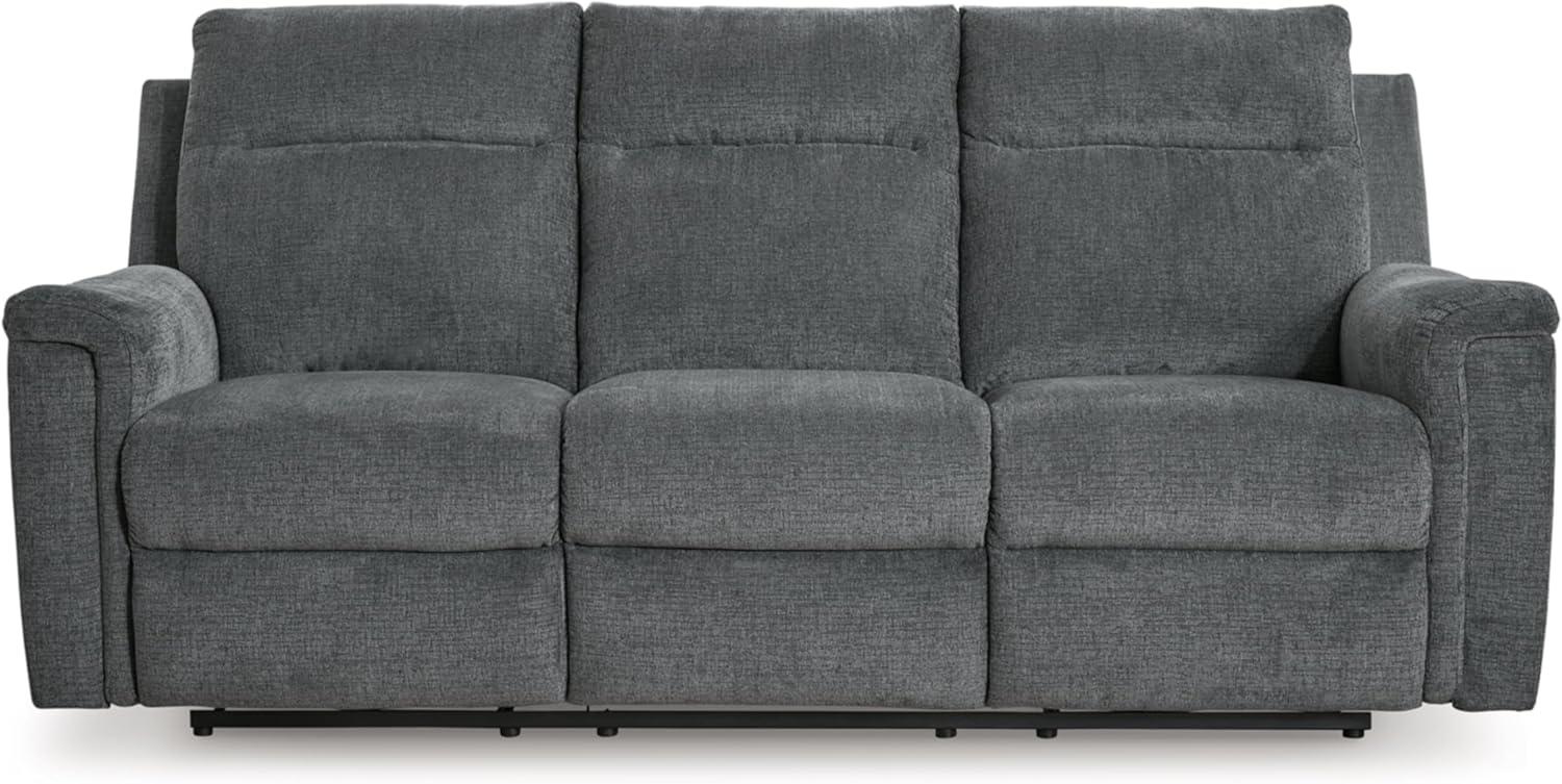 Gray Fabric Power Reclining Sectional Sofa