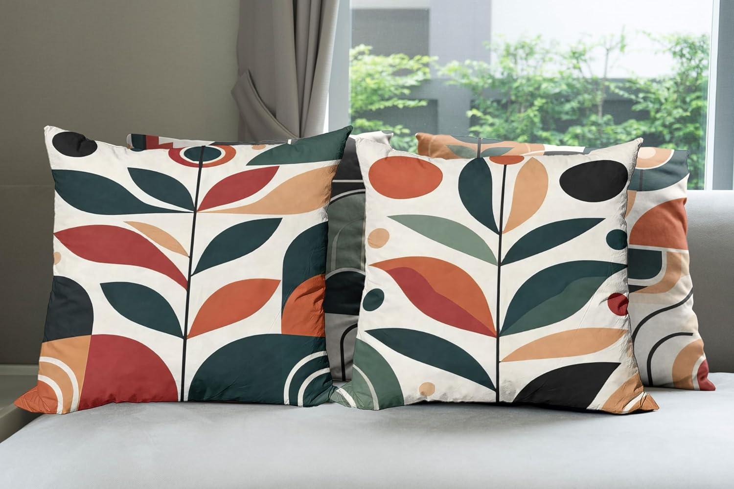 Floral Indoor/Outdoor Pillow Cover (Set of 4)