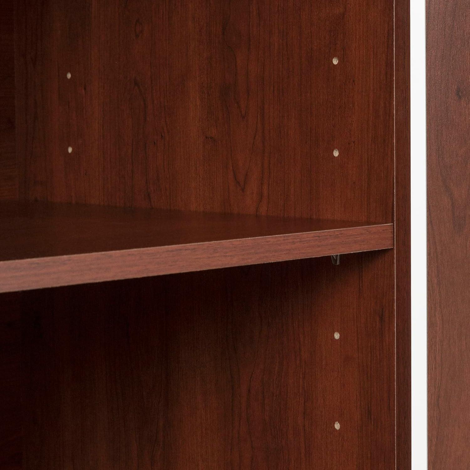 2 Door Morgan Storage Cabinet Royal Cherry - South Shore: Laminated Particleboard, Adjustable Shelves