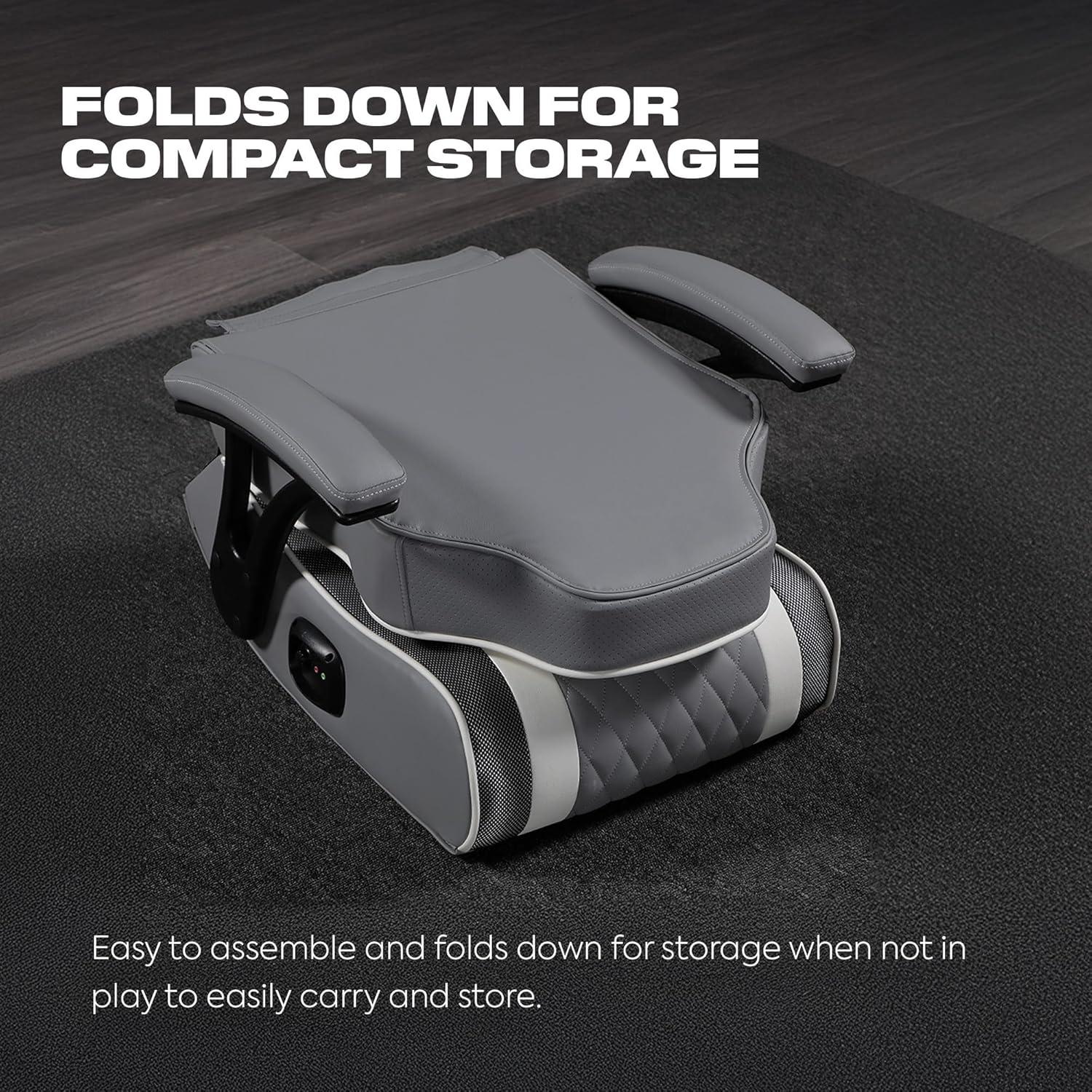 X Rocker Video Gaming Floor Rocker Chair, Built-in Audio, Back to School, Foldable, for Gamers, Bedroom, or Game Room for Boys, Girls, Teens 5-17