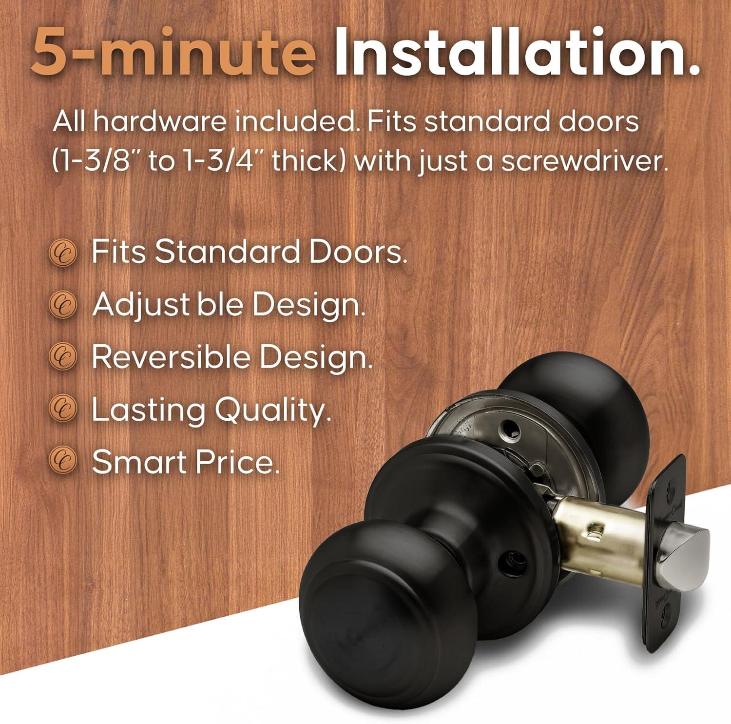 Colonial Passage Door Knob