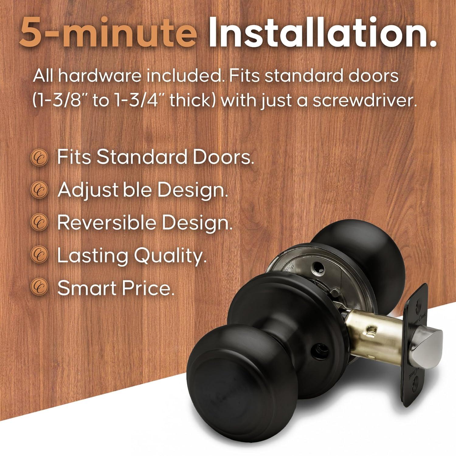 Colonial Passage Door Knob