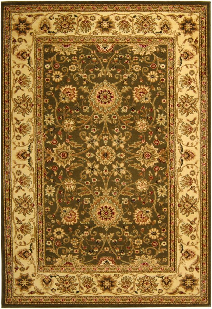 Lyndhurst LNH212 Power Loomed Area Rug - Sage/Ivory - 4'x6' - Safavieh
