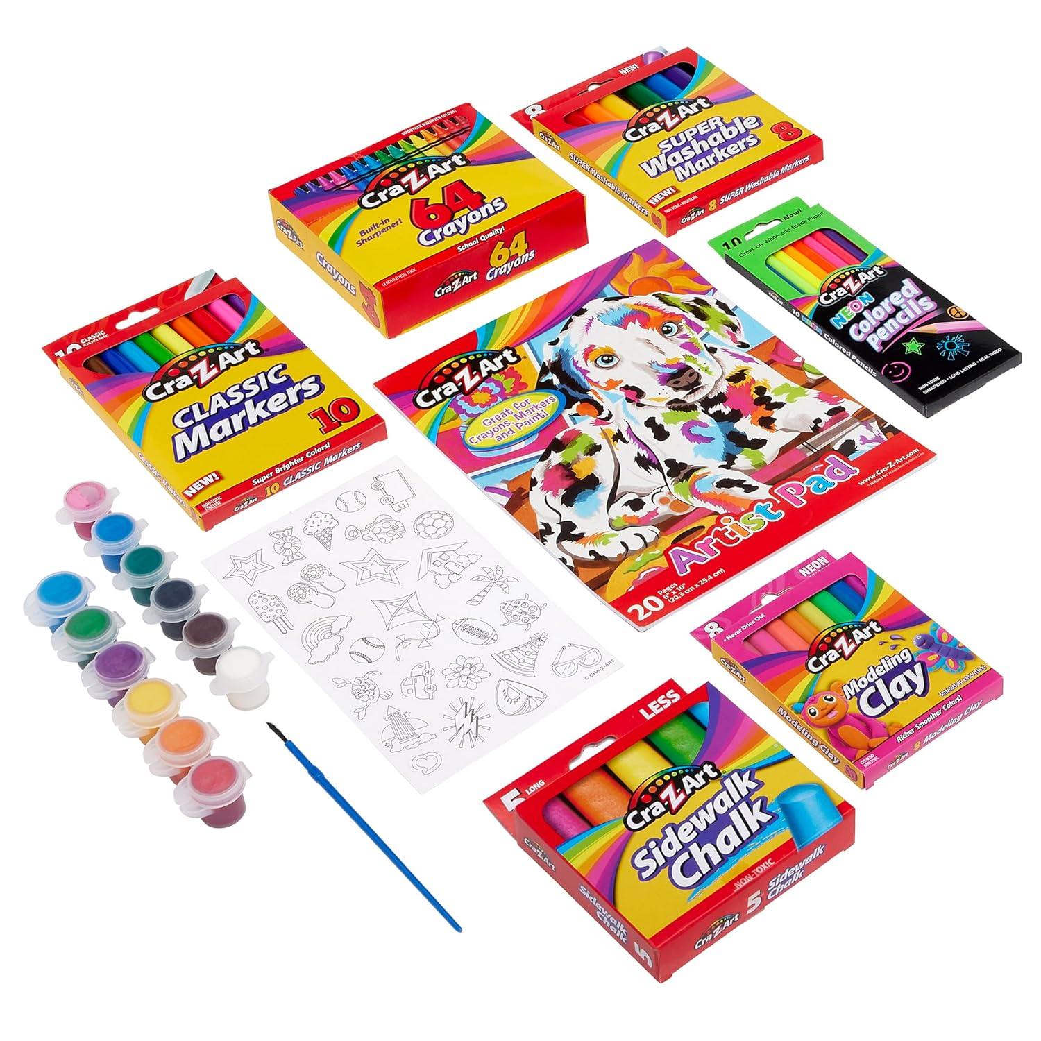 Cra-Z-Art Ultimate Extravaganza Multicolor Drawing Set, Beginner, Child Ages 4 and up