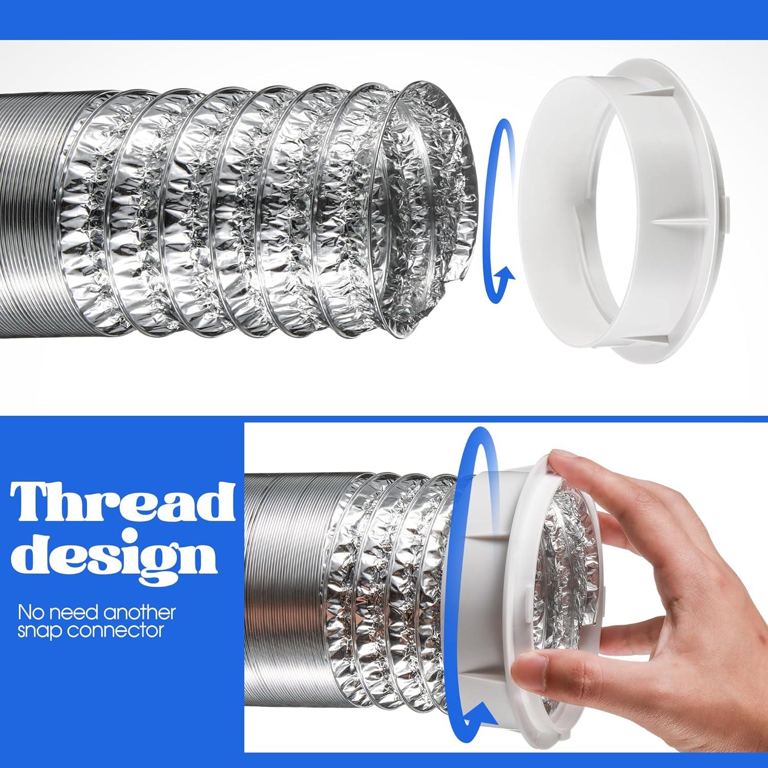 Dryer Machine Ventilation Kit Dryer Ventilation Wall Panel Connector Kit