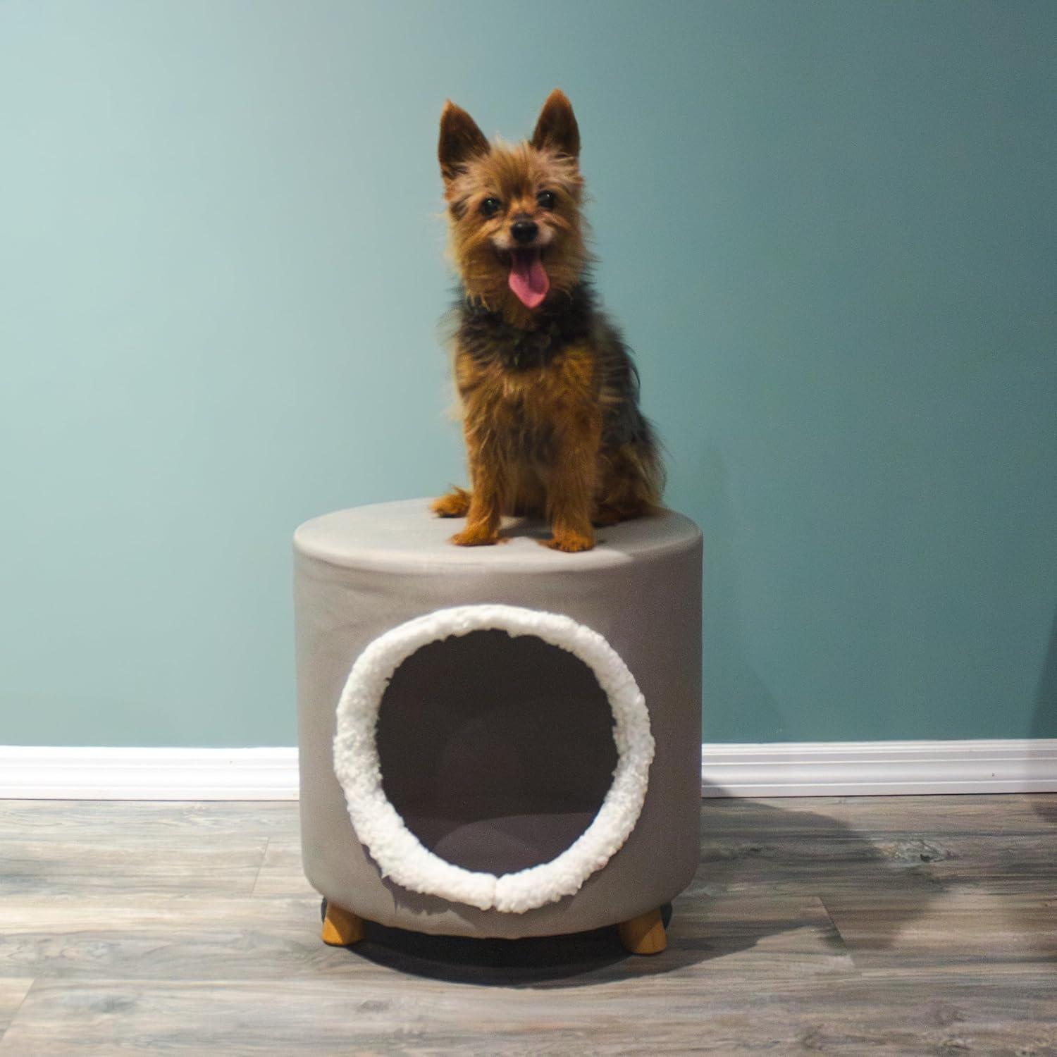 Humble Crew Brooklyn Tufted & Storage Bench, Gray