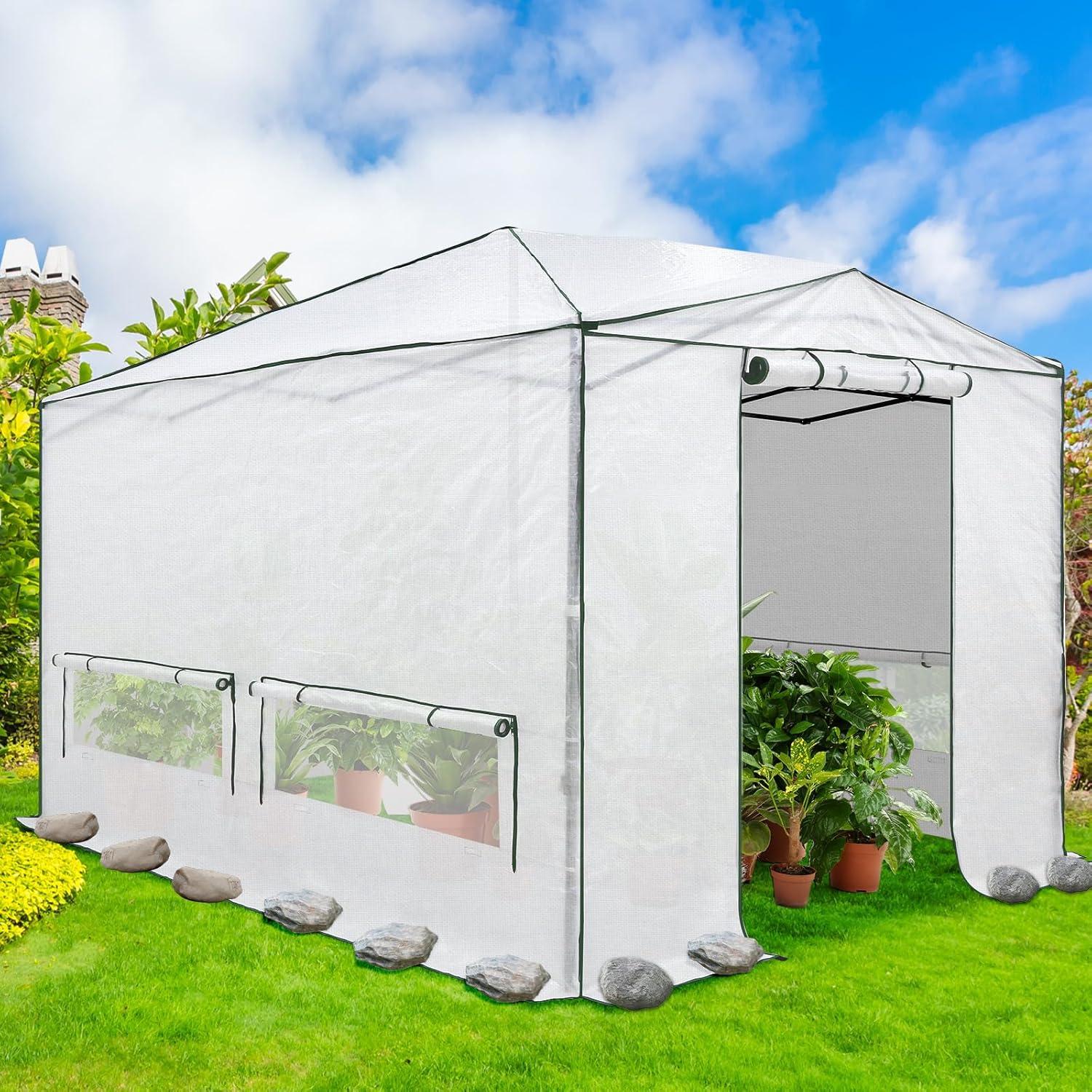 EAGLE PEAK Pop Up Greenhouse 8' W x 12' D Greenhouse