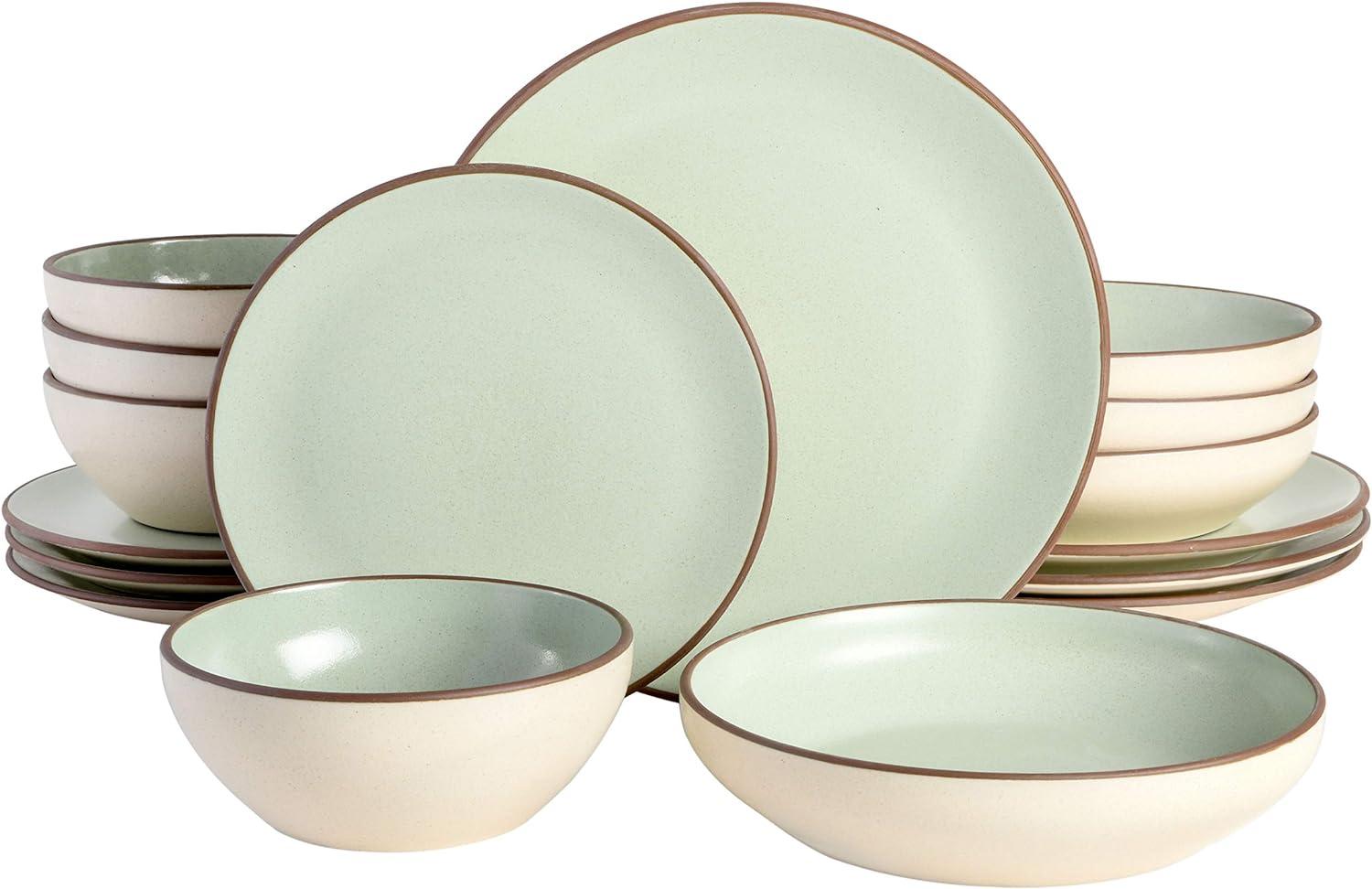 Gibson Elite Contempo 16 Piece Dinnerware Set, Service for 4