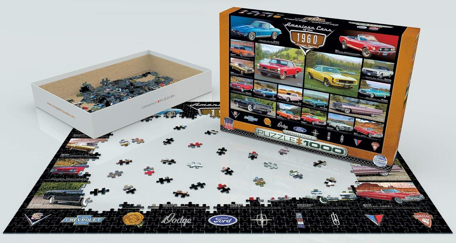 American Cars of the 1960s 1000-Piece Puzzle
