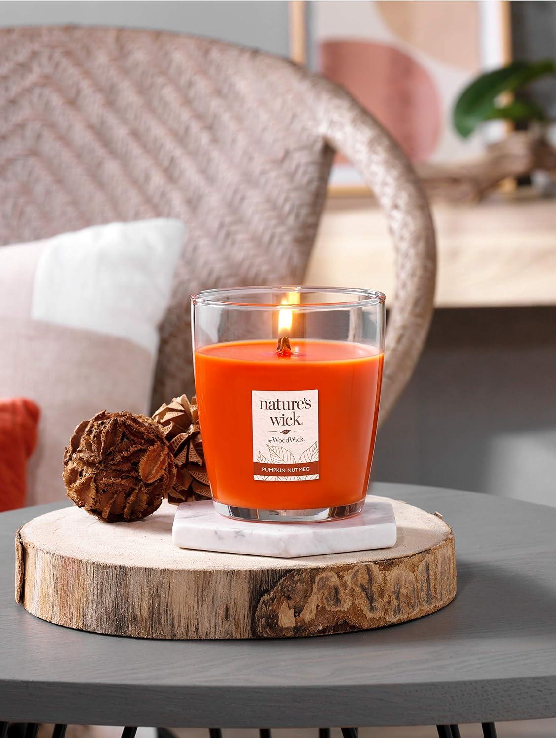 Nature's Wick Pumpkin Nutmeg Candle