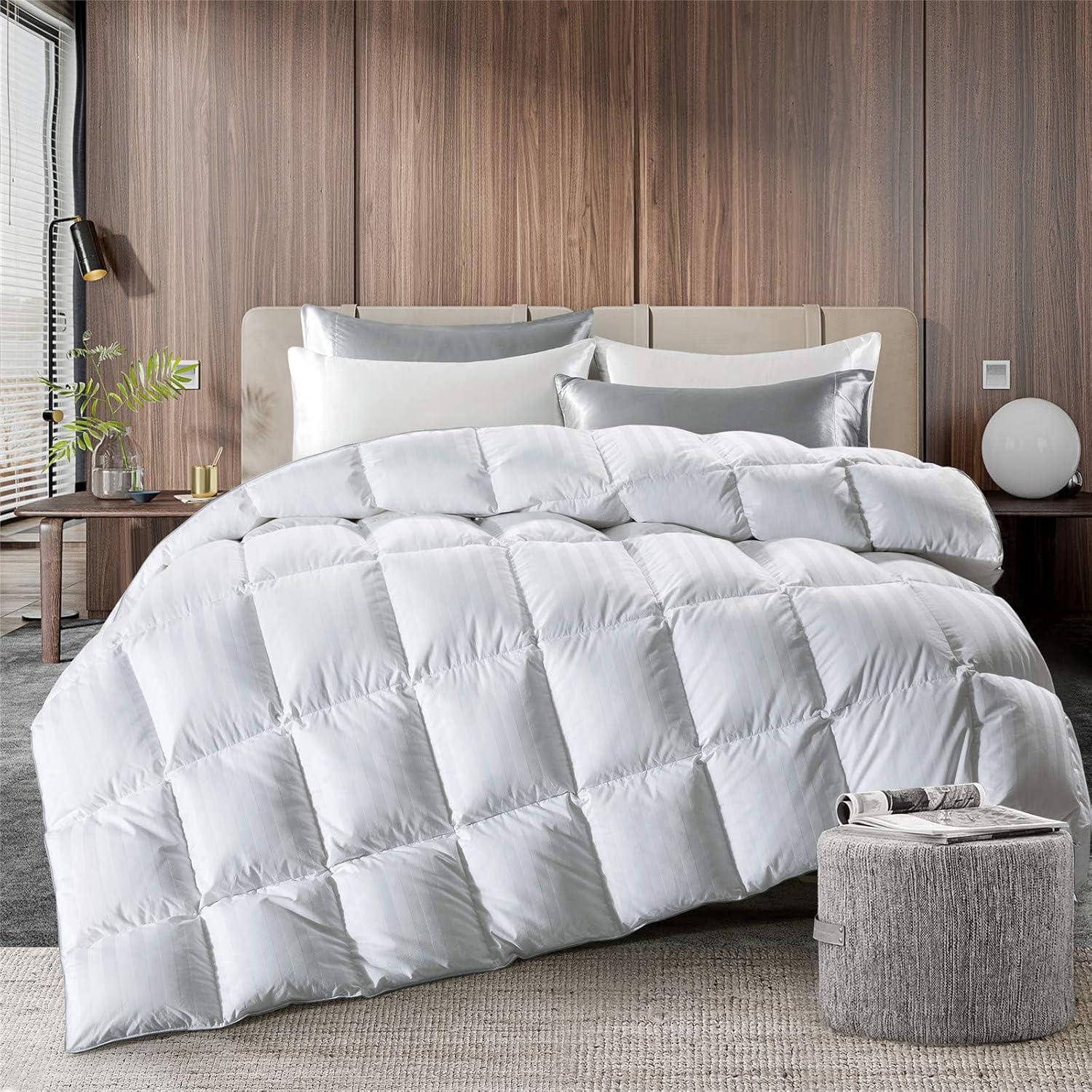Peace Nest 600 Fill Power Goose Down and Feather All Season Comforter Duvet Insert