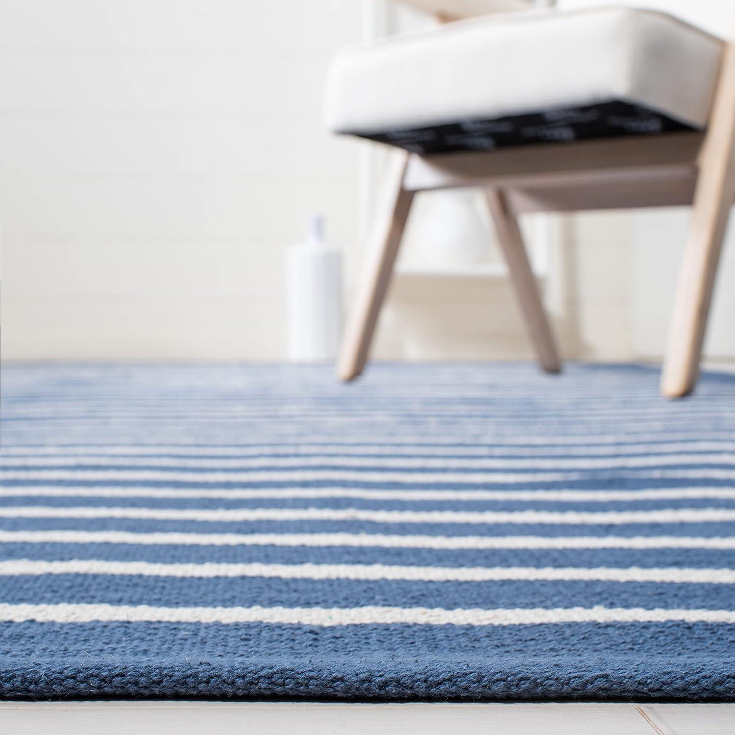Montauk MTK712 Hand Woven Indoor Area Rug - Blue/Ivory - 8'x10' - Safavieh