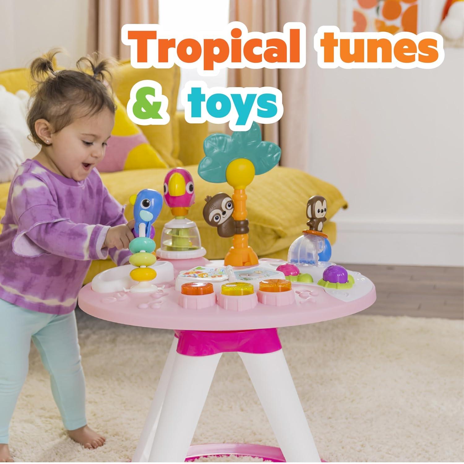 Bright Starts Around We Go 2-in-1 Activity Centre - Tropic Coral