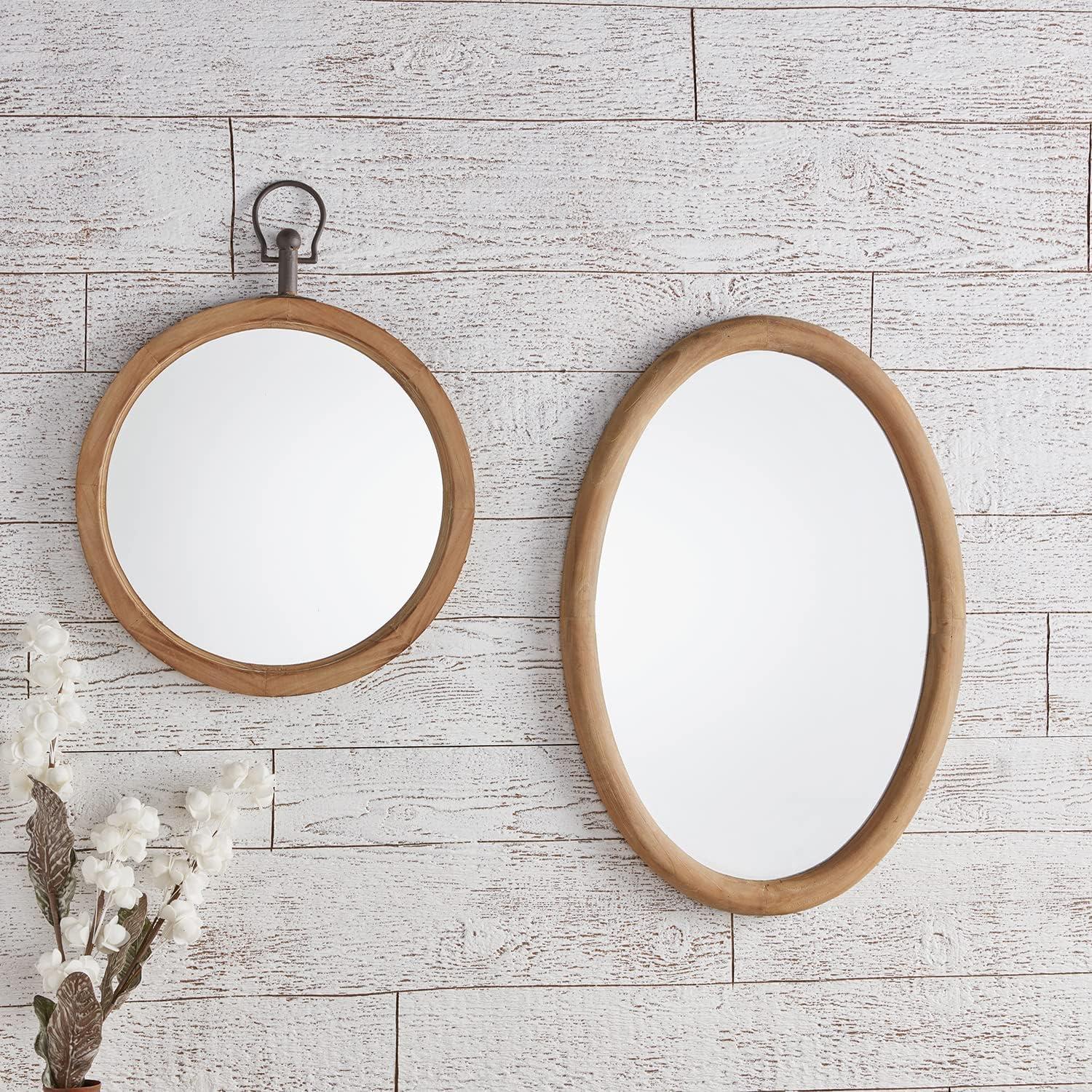 Creative Brands CMR007 Oval Wooden Mirror