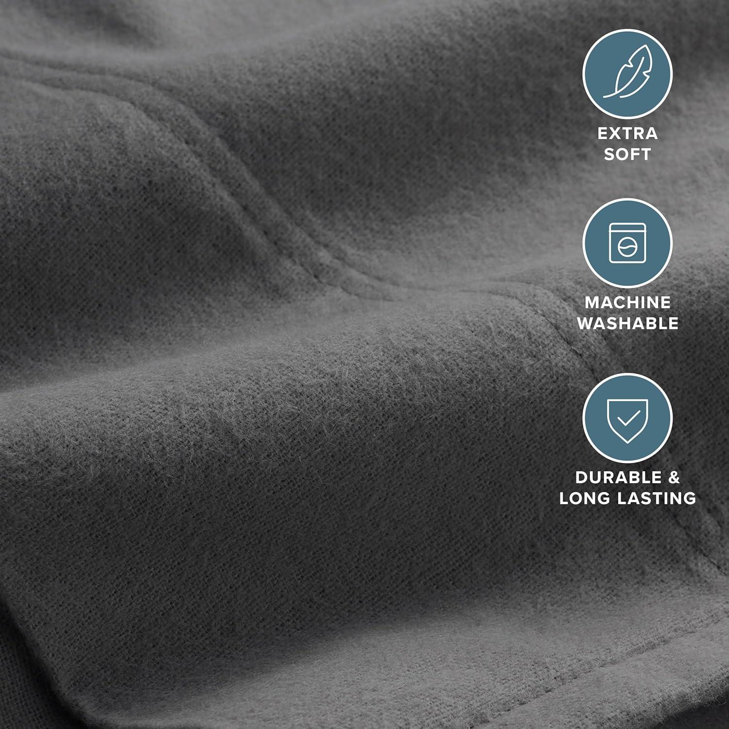 100% Cotton Flannel Pillowcase (Set of 2)