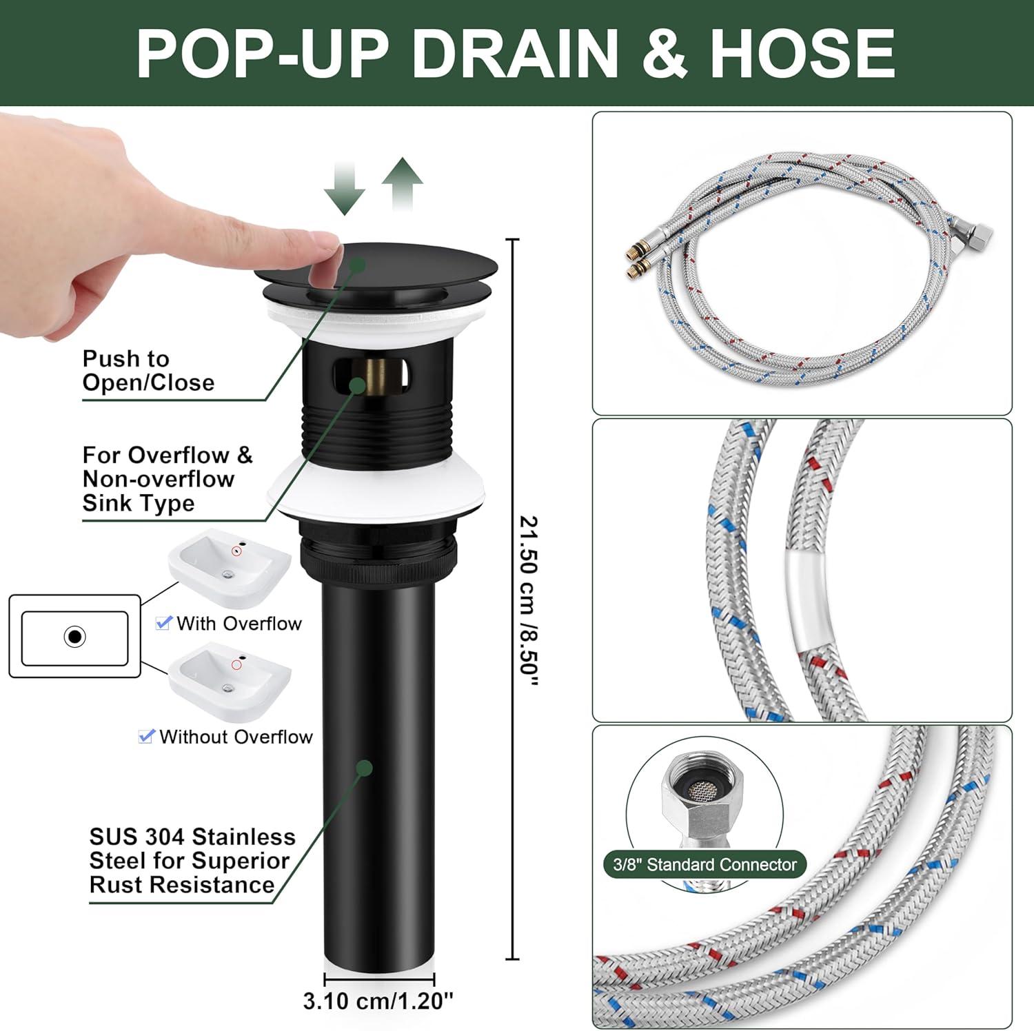 Single-Hole Single-handle Bathroom Faucet