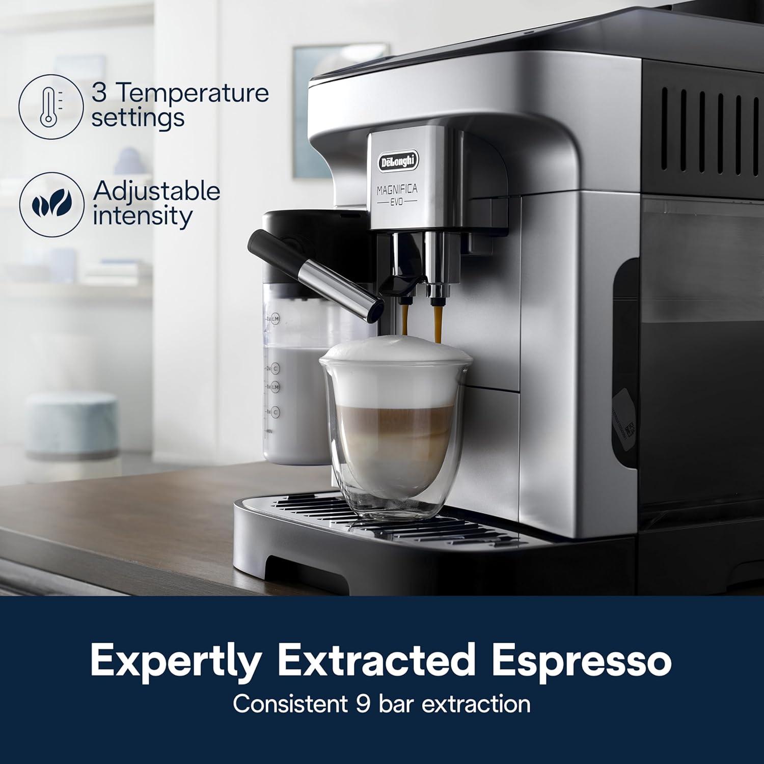 De'Longhi ® Magnifica Evo with LatteCrema ™ Automatic Coffee and Espresso Machine