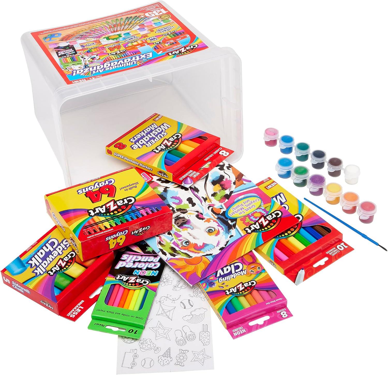 Cra-Z-Art Ultimate Extravaganza Multicolor Drawing Set, Beginner, Child Ages 4 and up