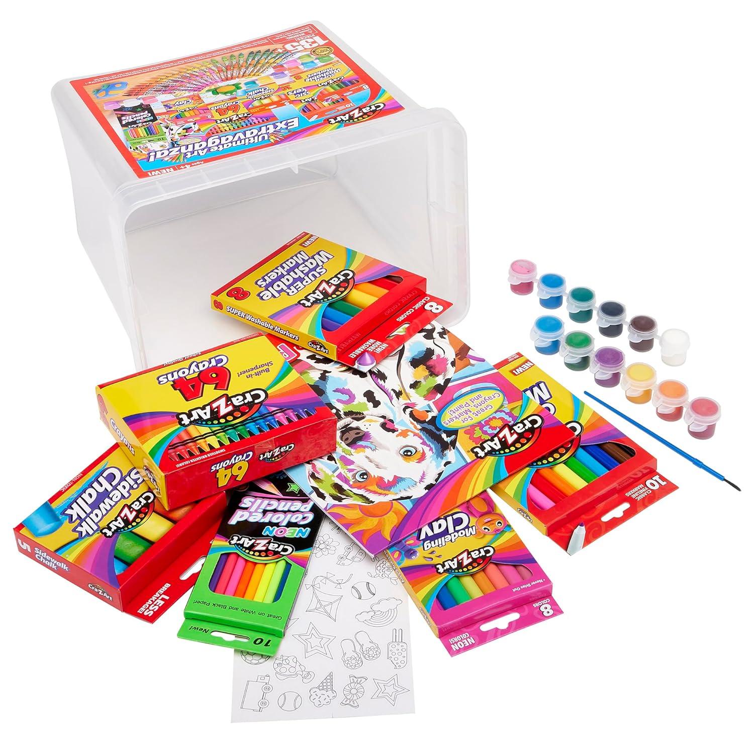 Cra-Z-Art Ultimate Extravaganza Multicolor Drawing Set, Beginner, Child Ages 4 and up