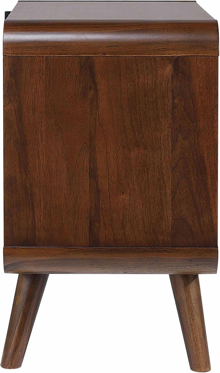 Coaster 205132-CO Nightstand, Dark Walnut