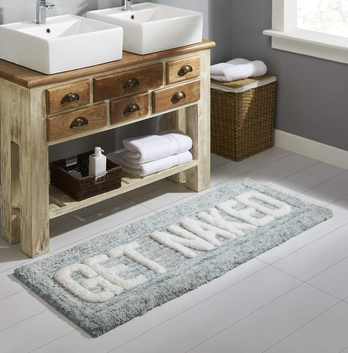 VCNY Get Naked Statement Bath Rug
