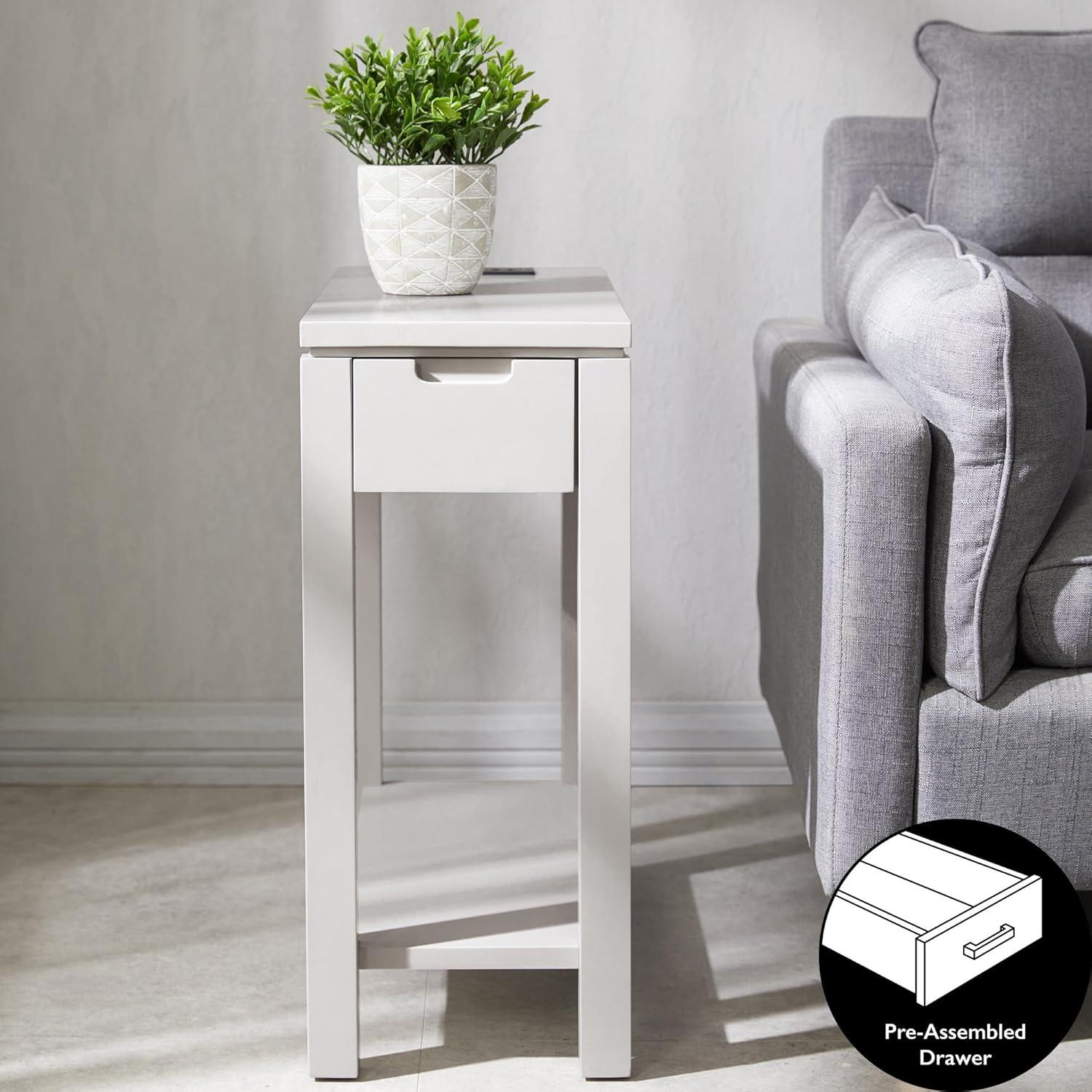 Cade Solid + Manufactured Wood Side Table